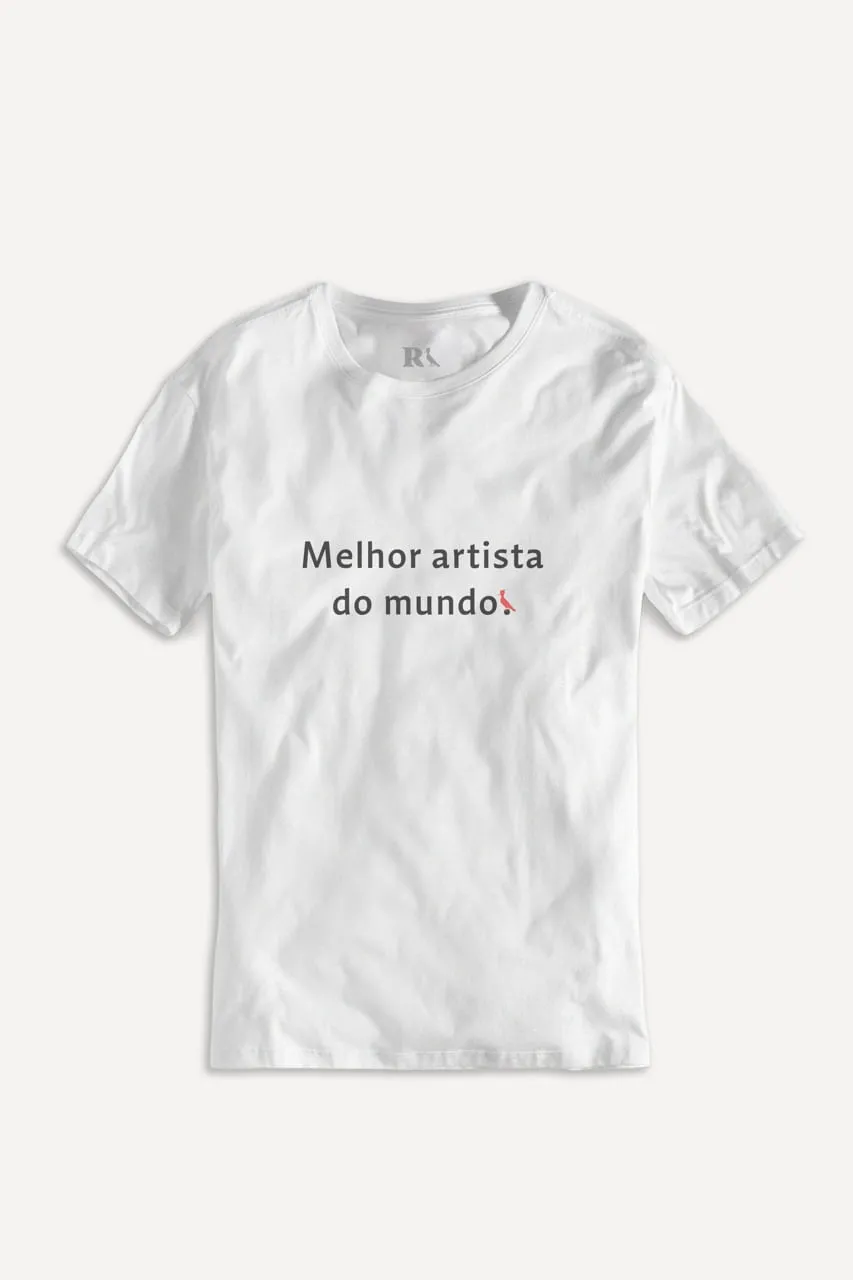 CAMISETA ESTAMPADA MELHOR ARTISTA
