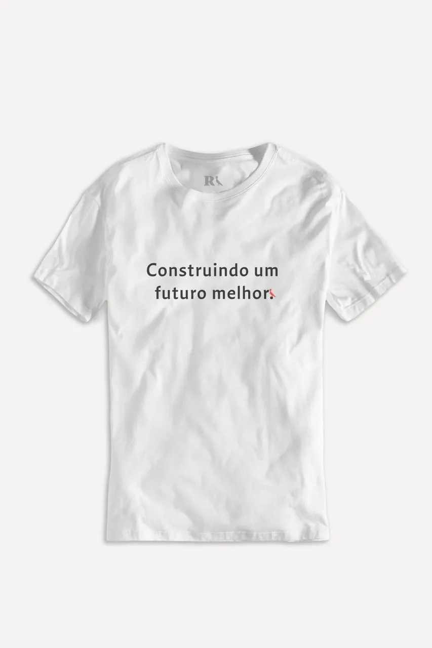 CAMISETA ESTAMPADA CONSTRUINDO UM FUTURO