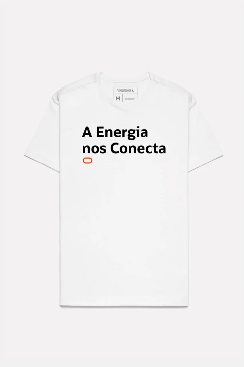 CAMISETA ENERGIA NOS CONECTA ORACLE
