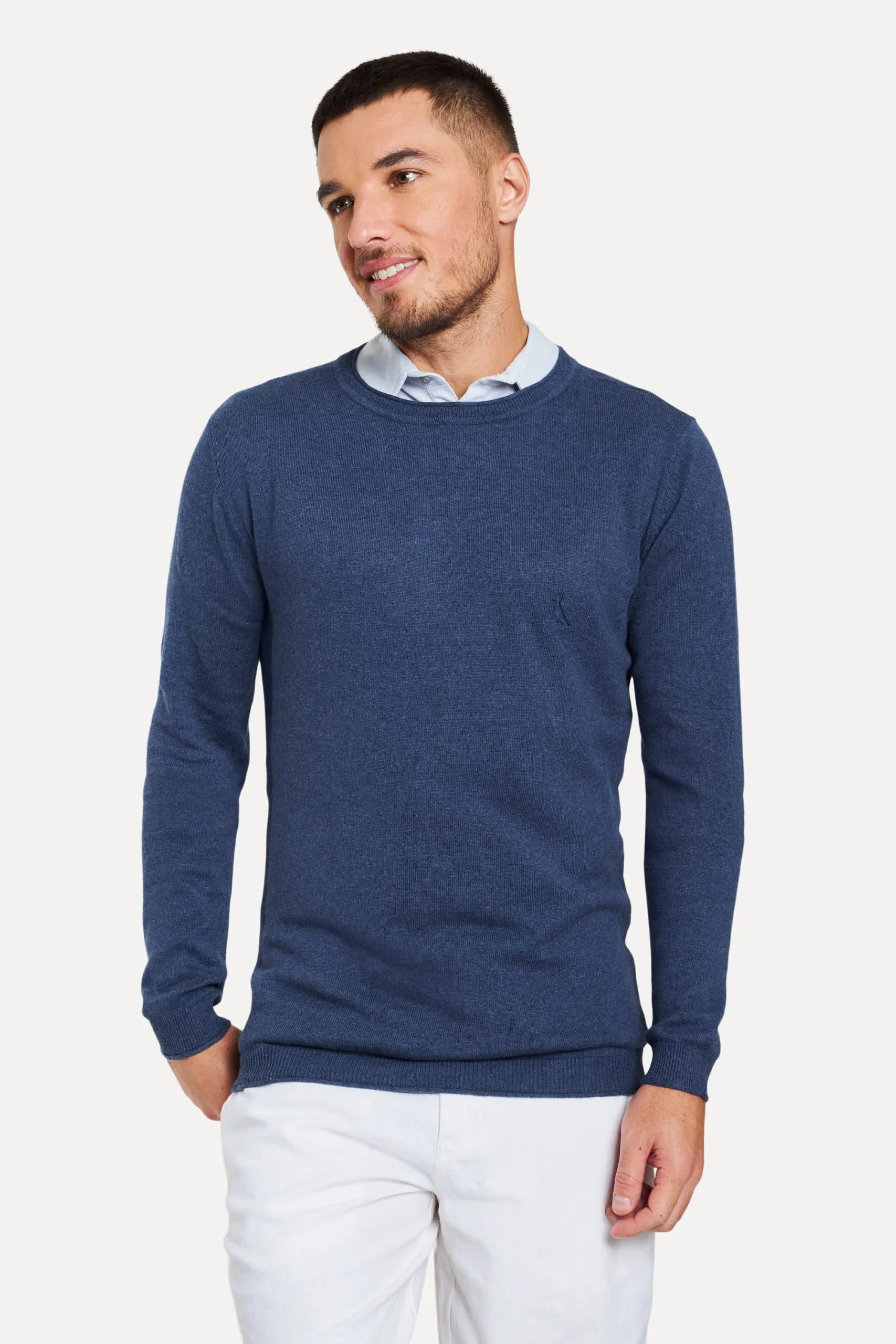 TRICOT BASICO GOLA CARECA