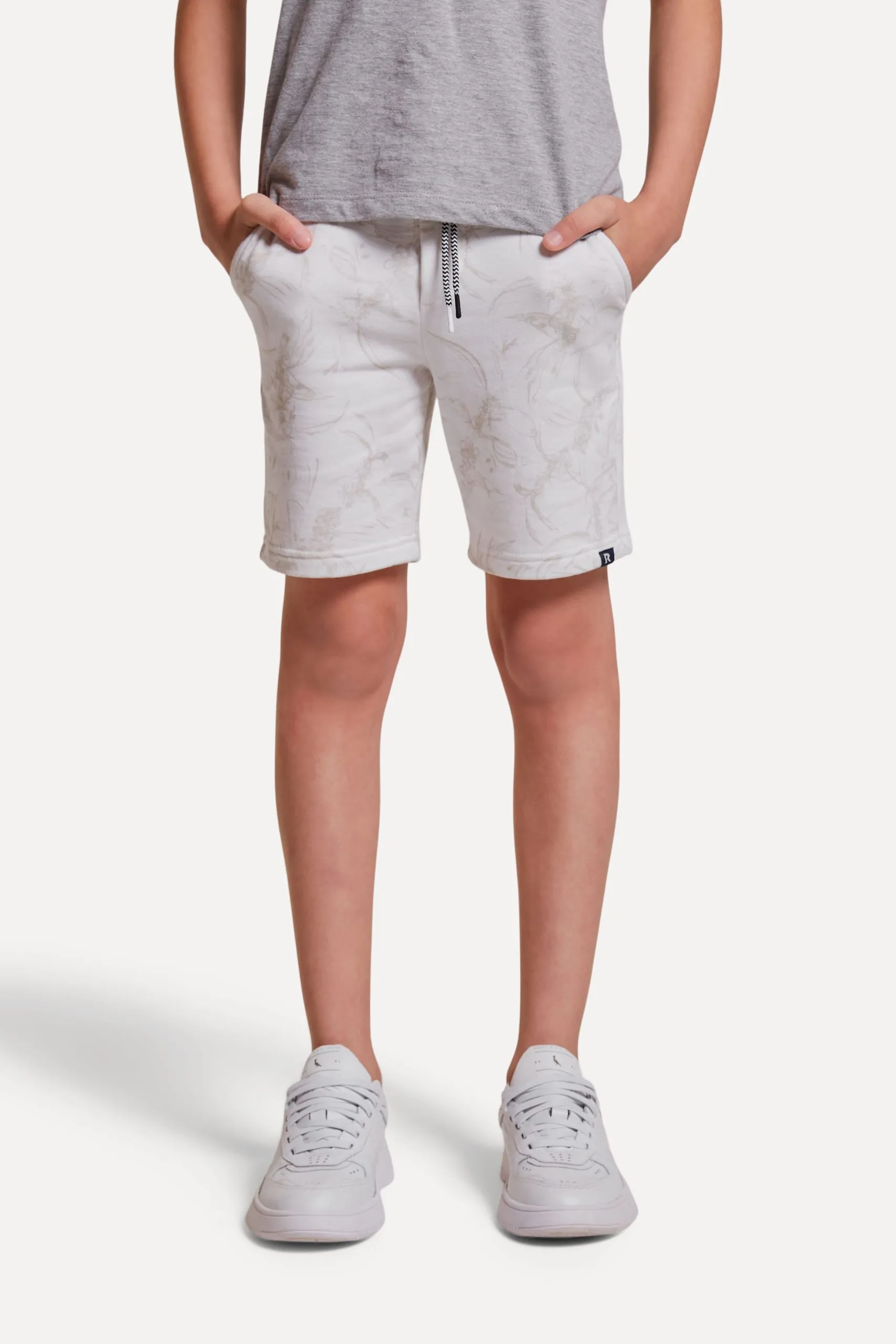 BERMUDA MINI MOLETOM CAFE SUAVE