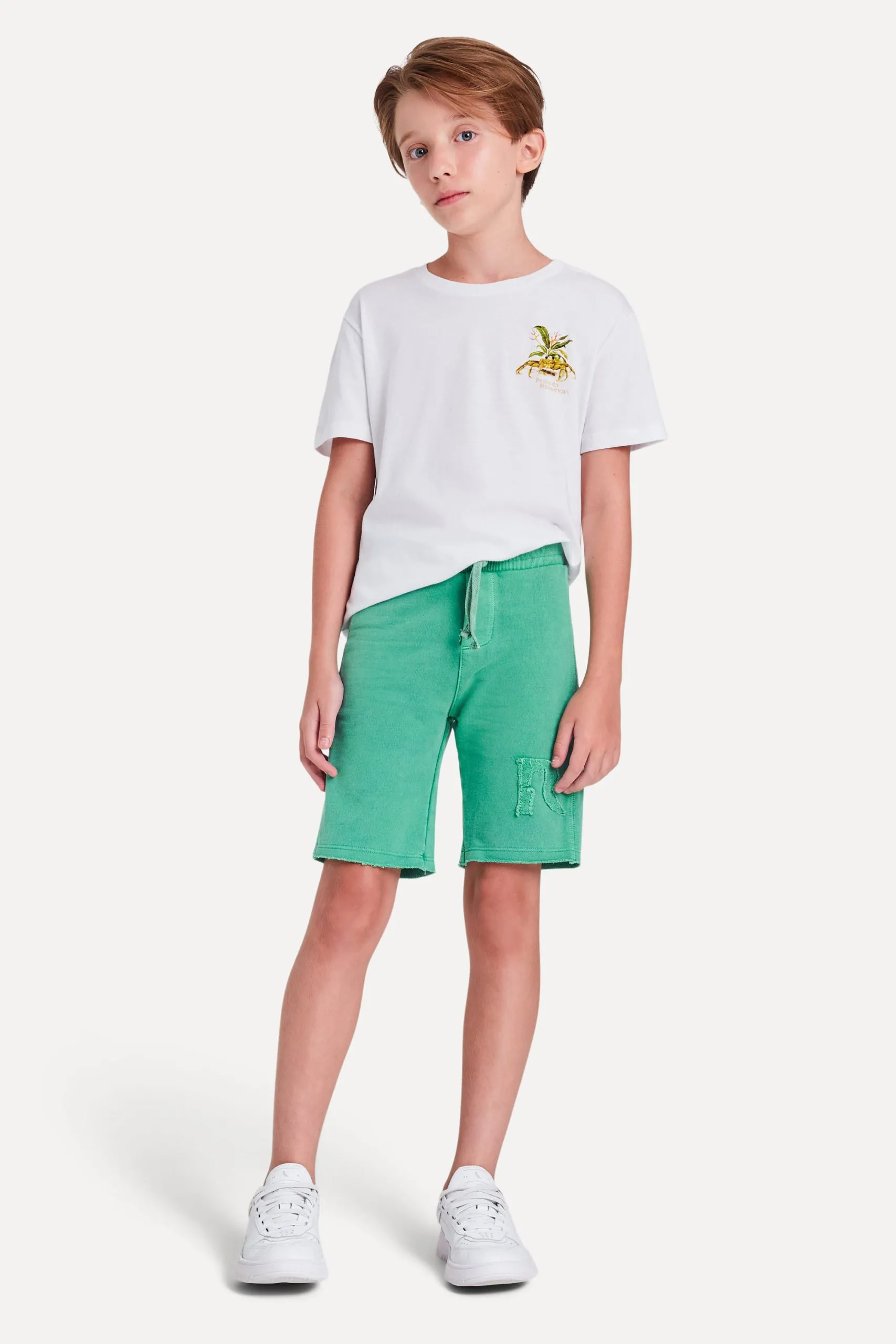 BERMUDA MOLETOM MINI R PATCH