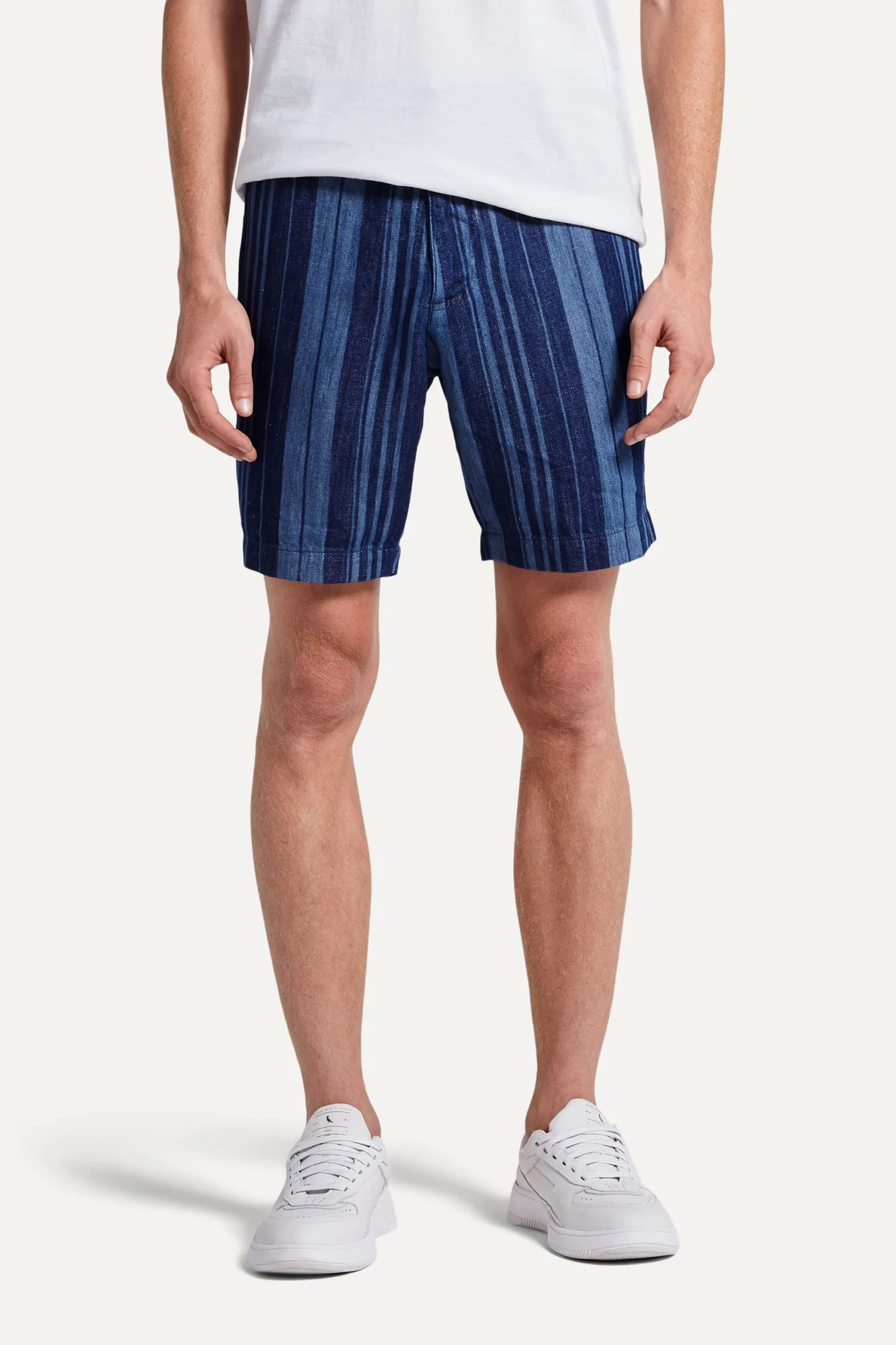 BERMUDA HEMP DENIM LISTRA