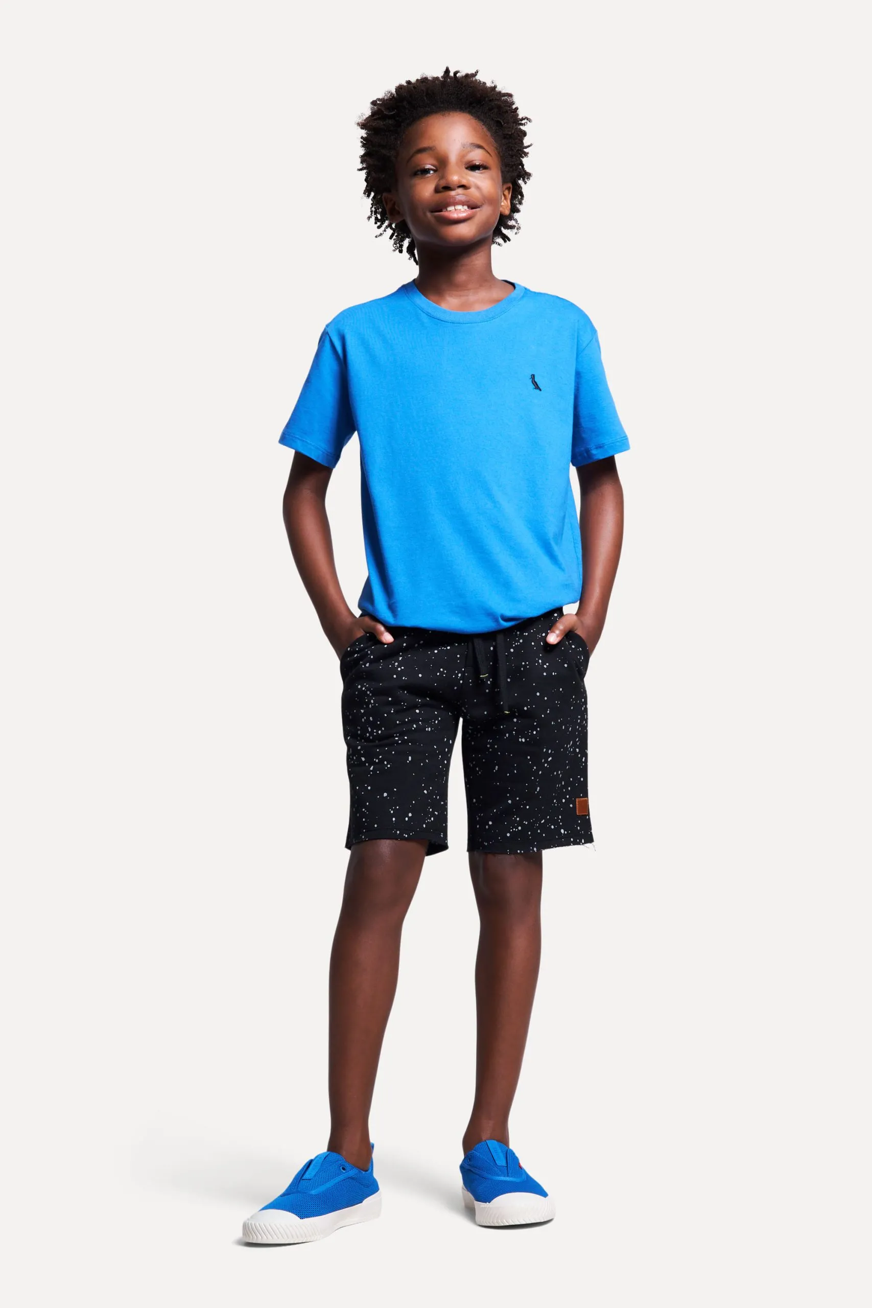 BERMUDA MOLETOM MINI RESPINGO FLASH