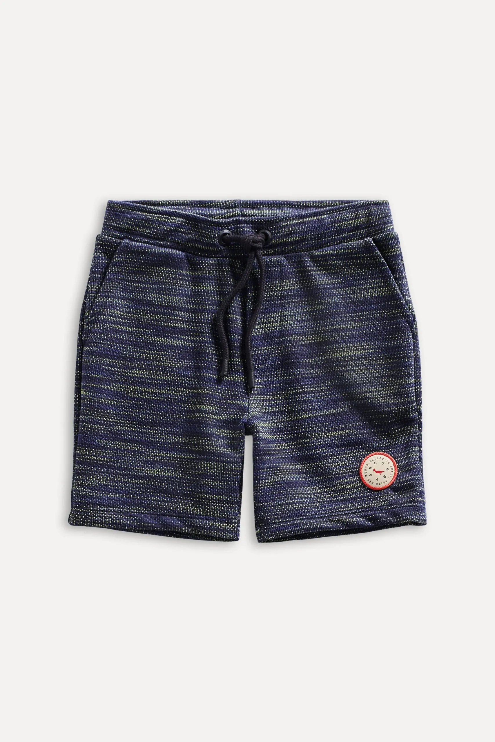 BERMUDA MALHA MINI SPACE BLUE