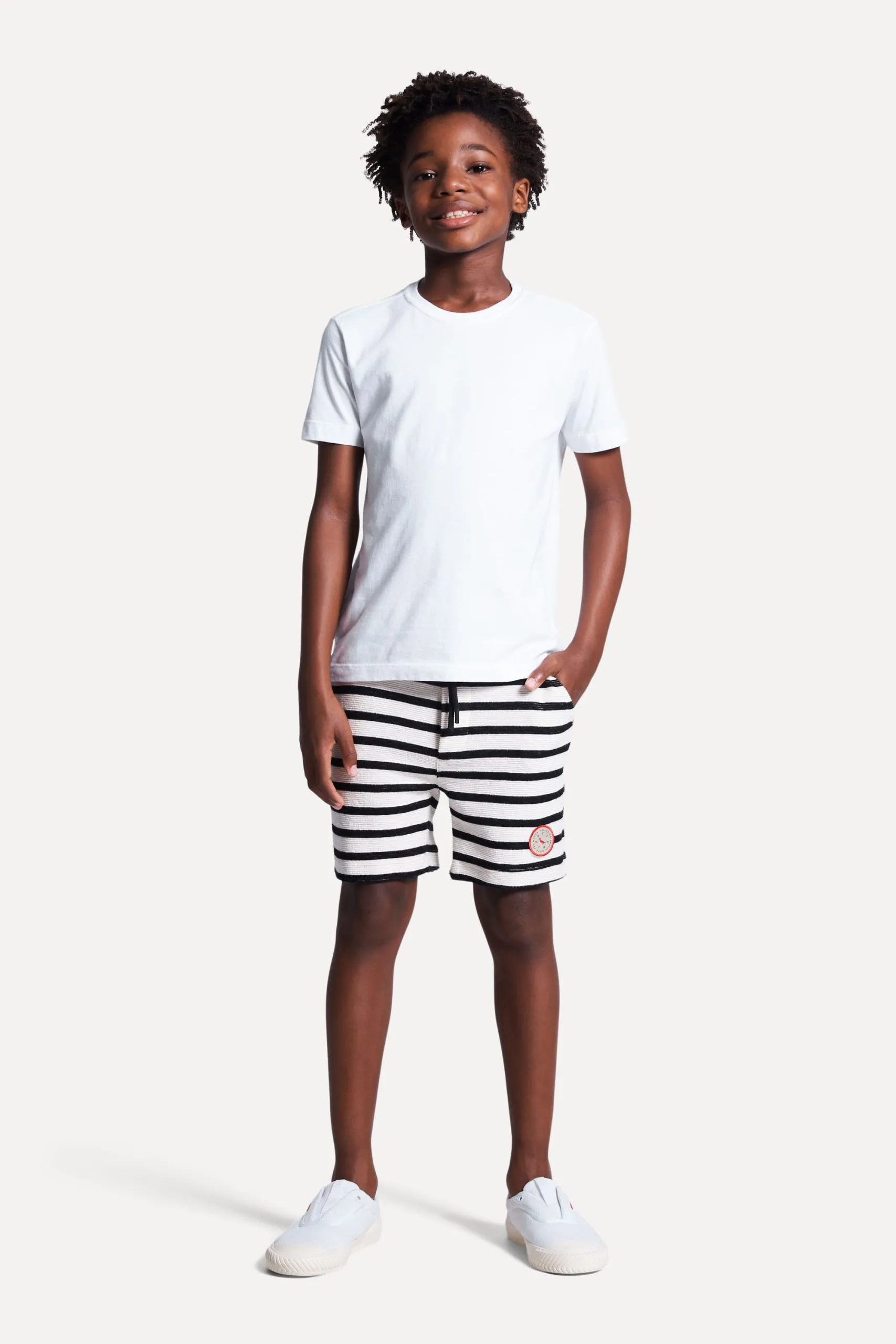 BERMUDA MOLETOM MINI LISTRA CLASSIC