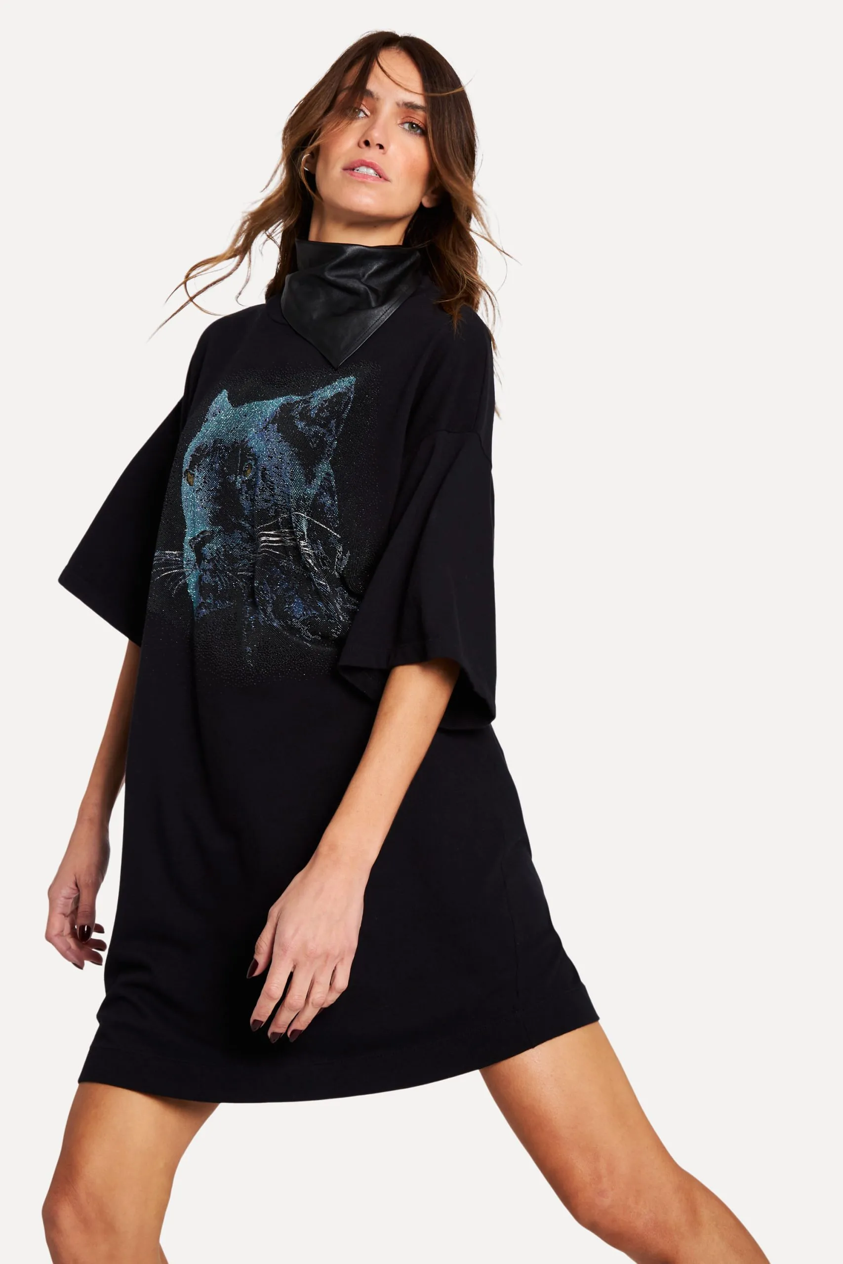 VESTIDO MALHA PANTERA