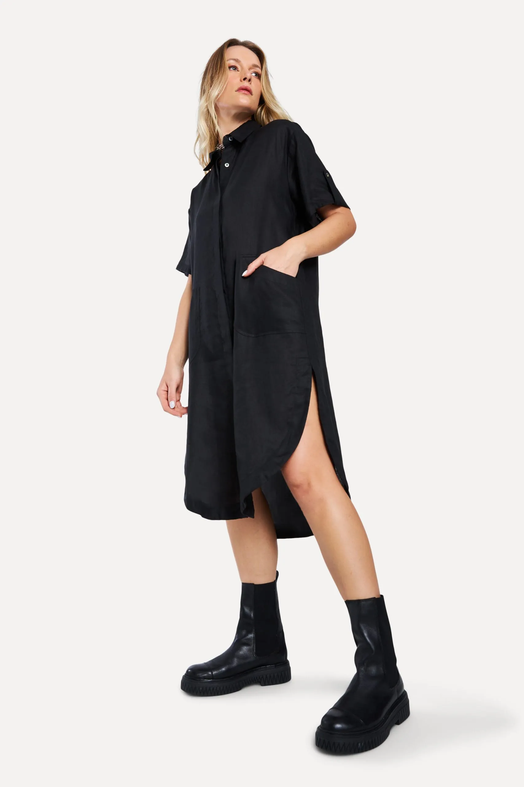 VESTIDO CHEMISIE LINHO