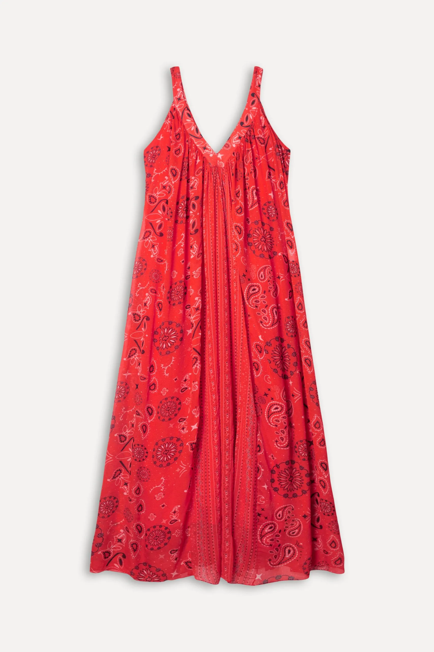 VESTIDO LONGO PAISLEY