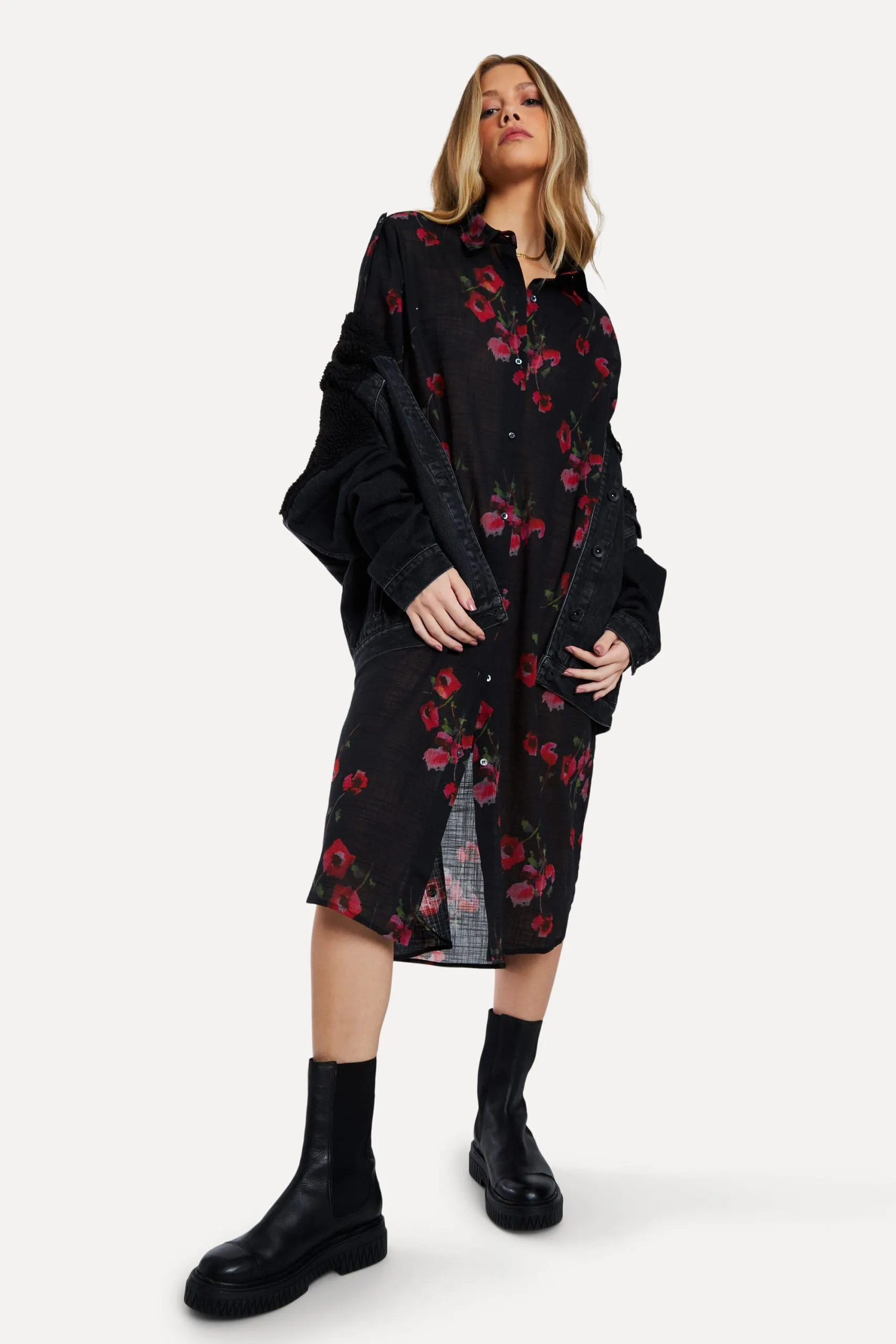 VESTIDO CHEMISIE TULIPAS