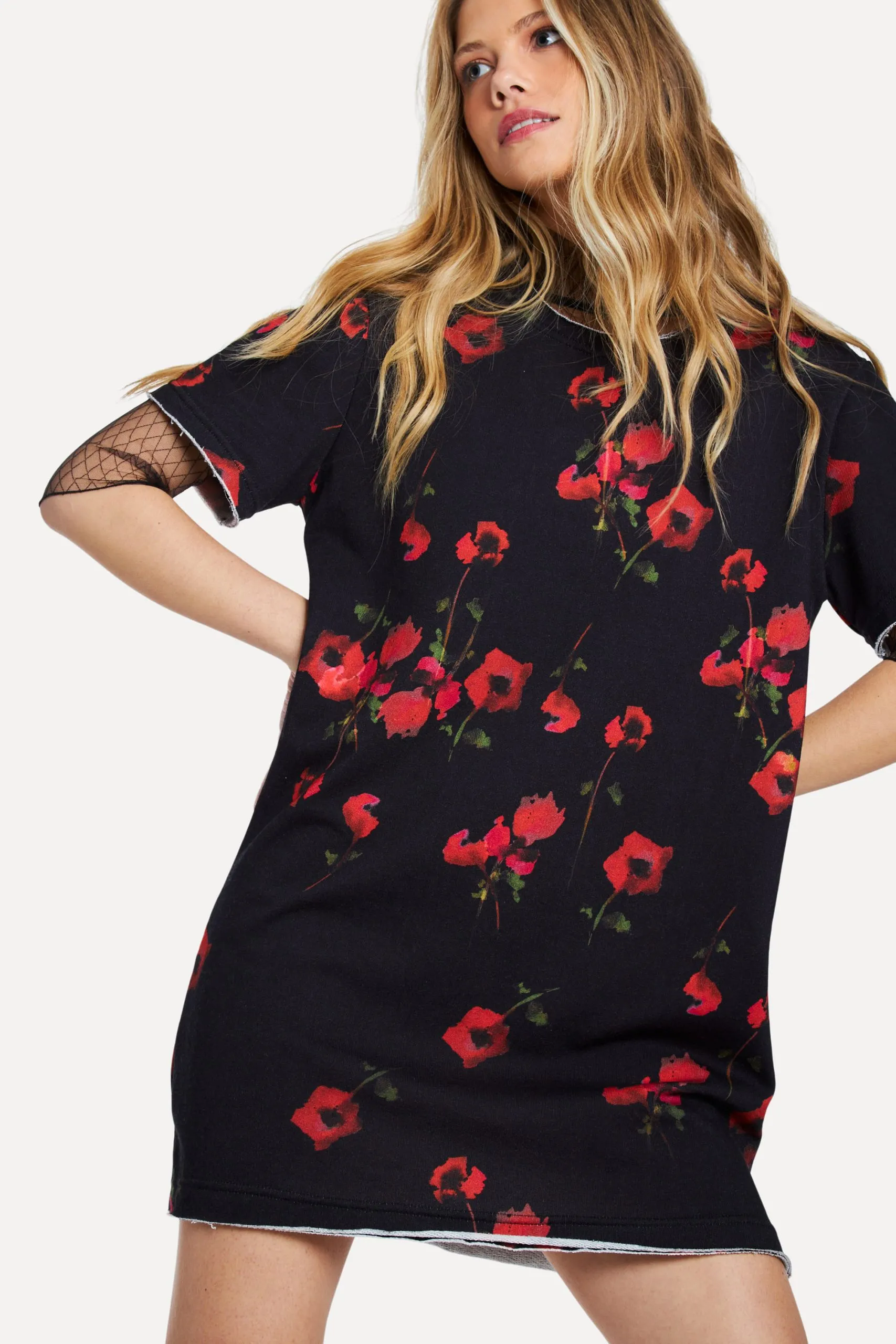 VESTIDO MOLETOM TULIPAS