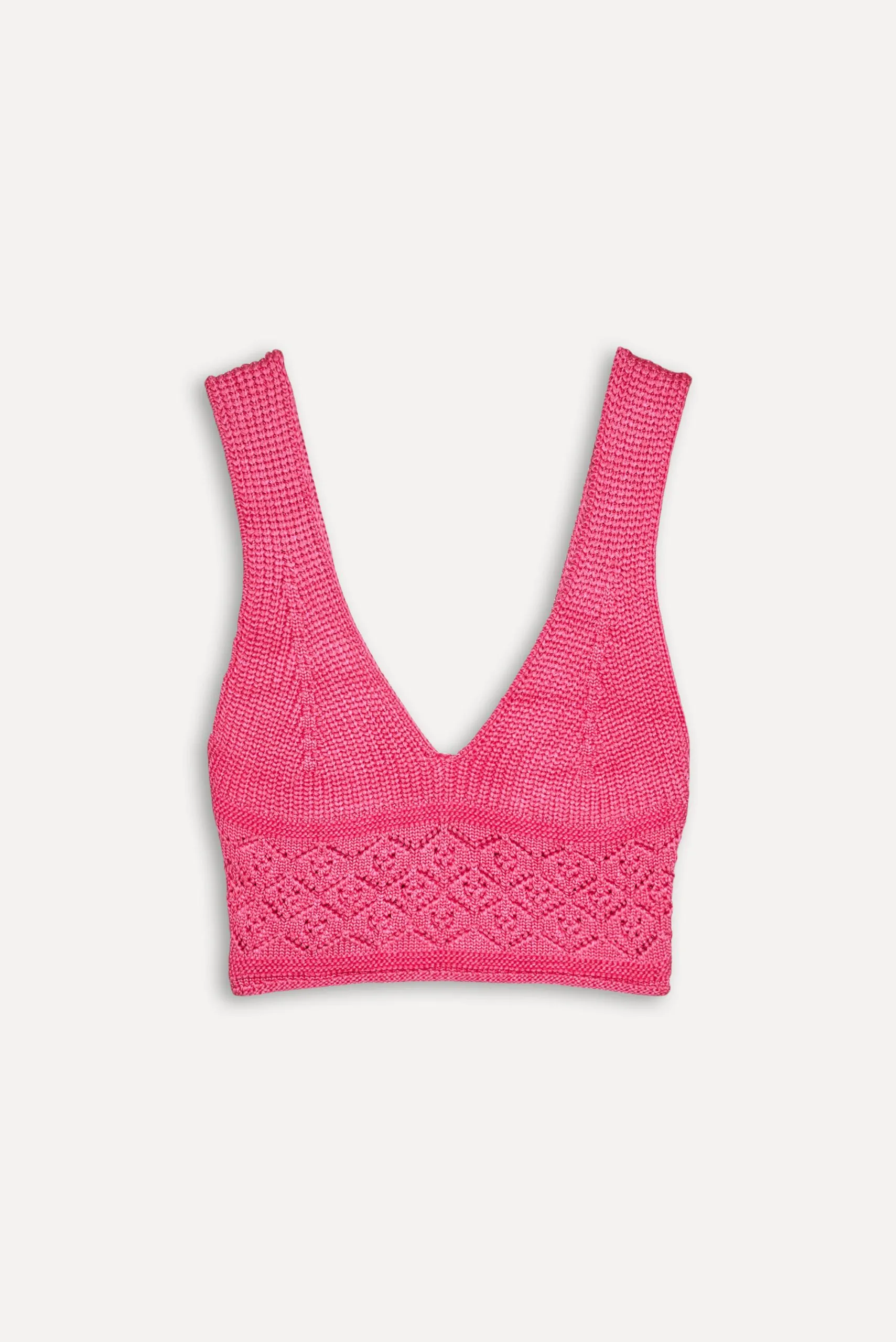 TOP TRICOT RENDADO