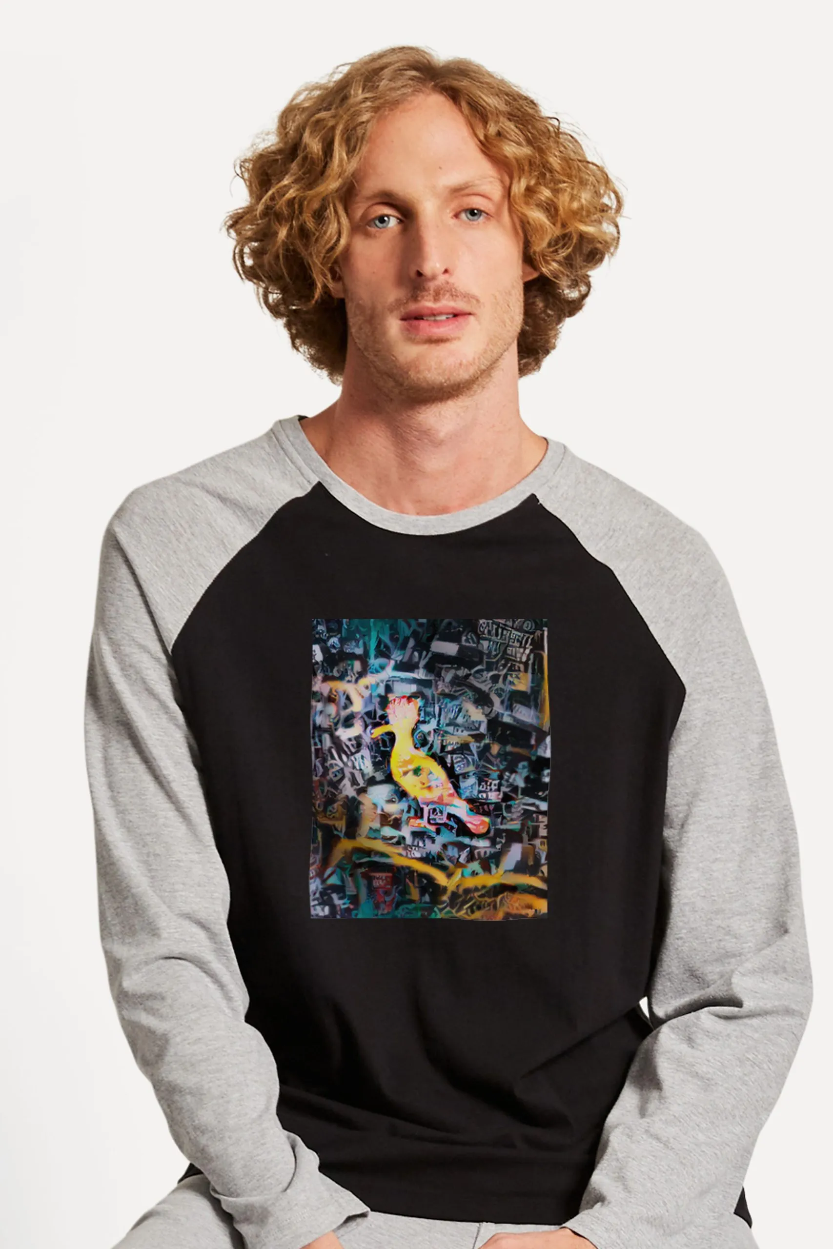 CAMISETA MANGA RAGLAN PICA PAU ART