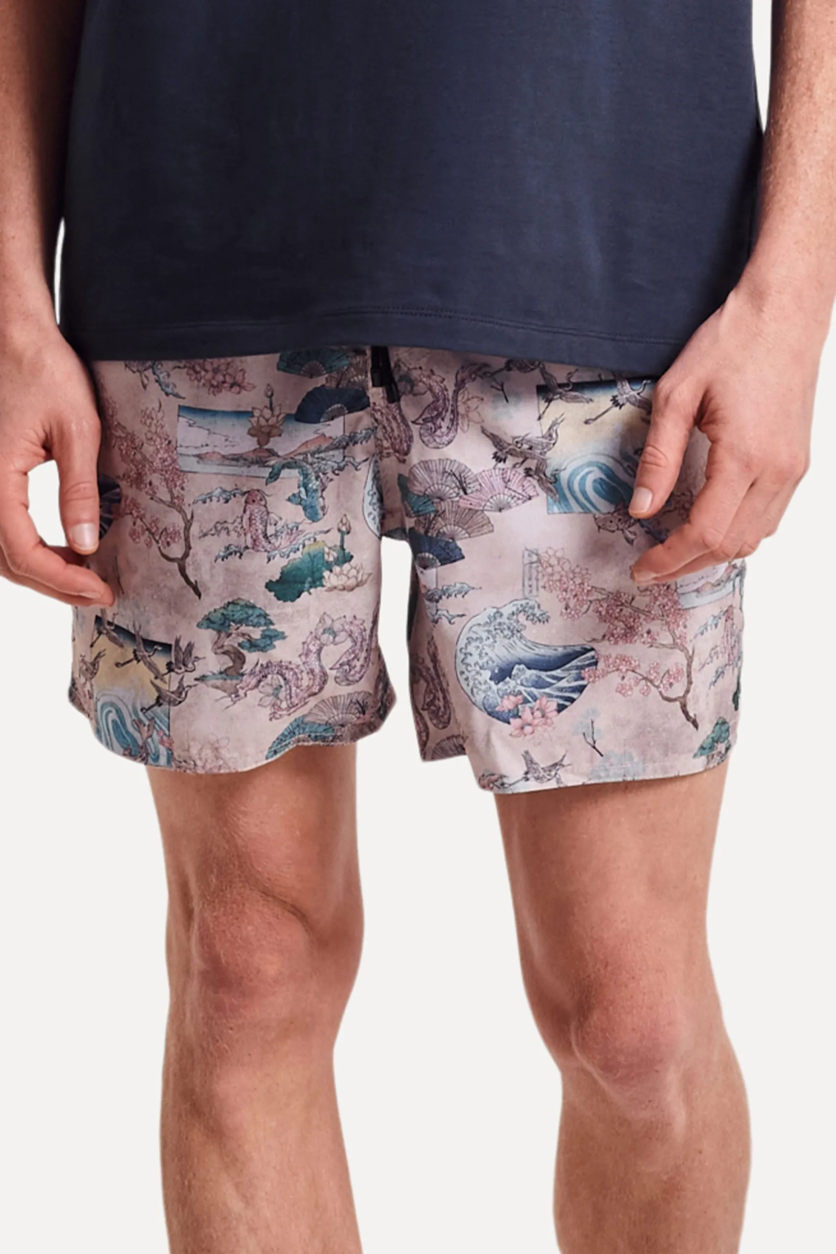SHORT PRAIA ESTAMPADO YORU