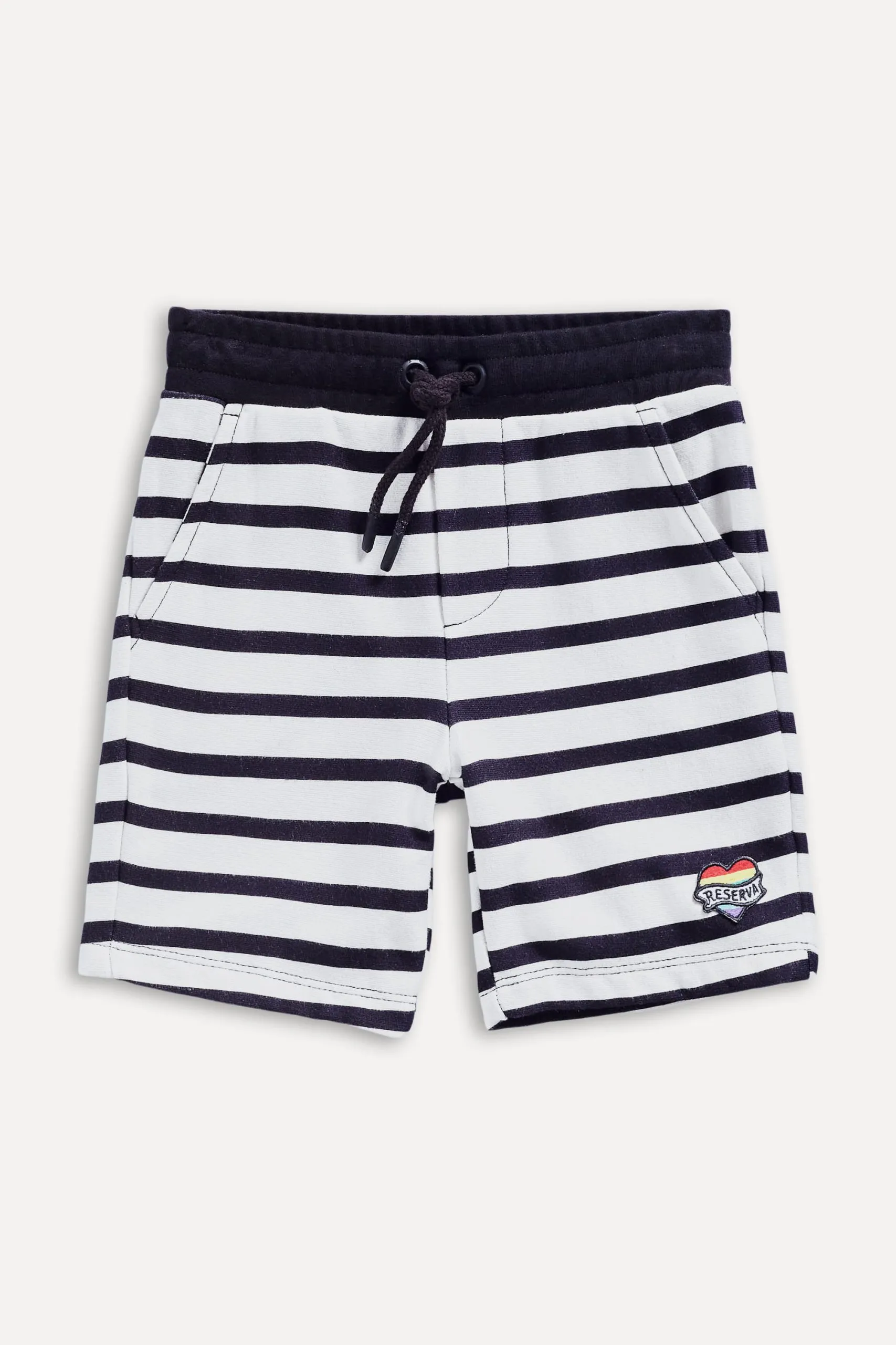 BERMUDA MINI MOLETOM LISTRA PATCH