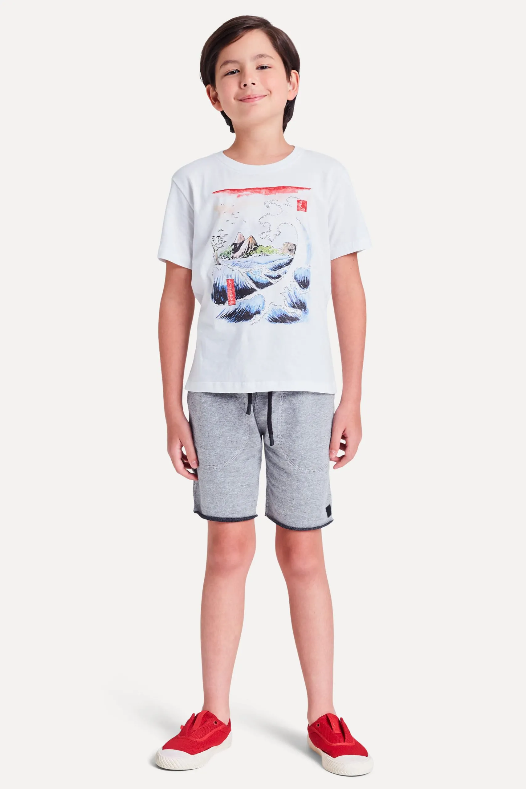 Bermuda Mini Moletom Dupla Face | Mini