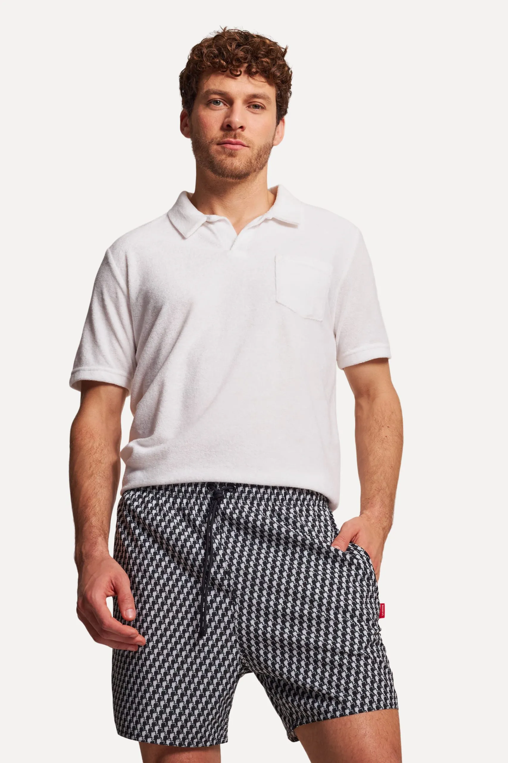 SHORT PRAIA ESTAMPADO PICAPOULE