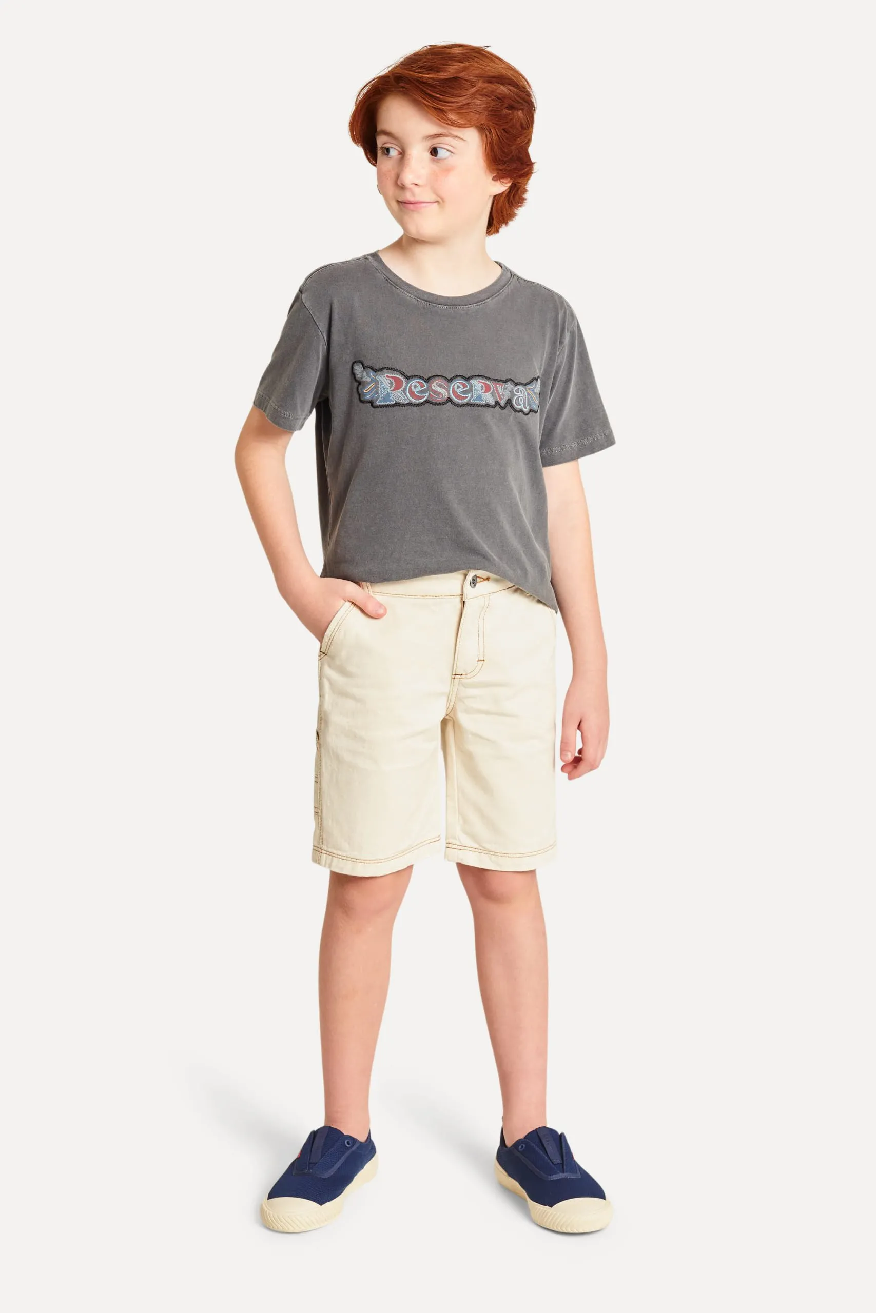 BERMUDA MINI DENIM CARPINTEIRO NATURAL