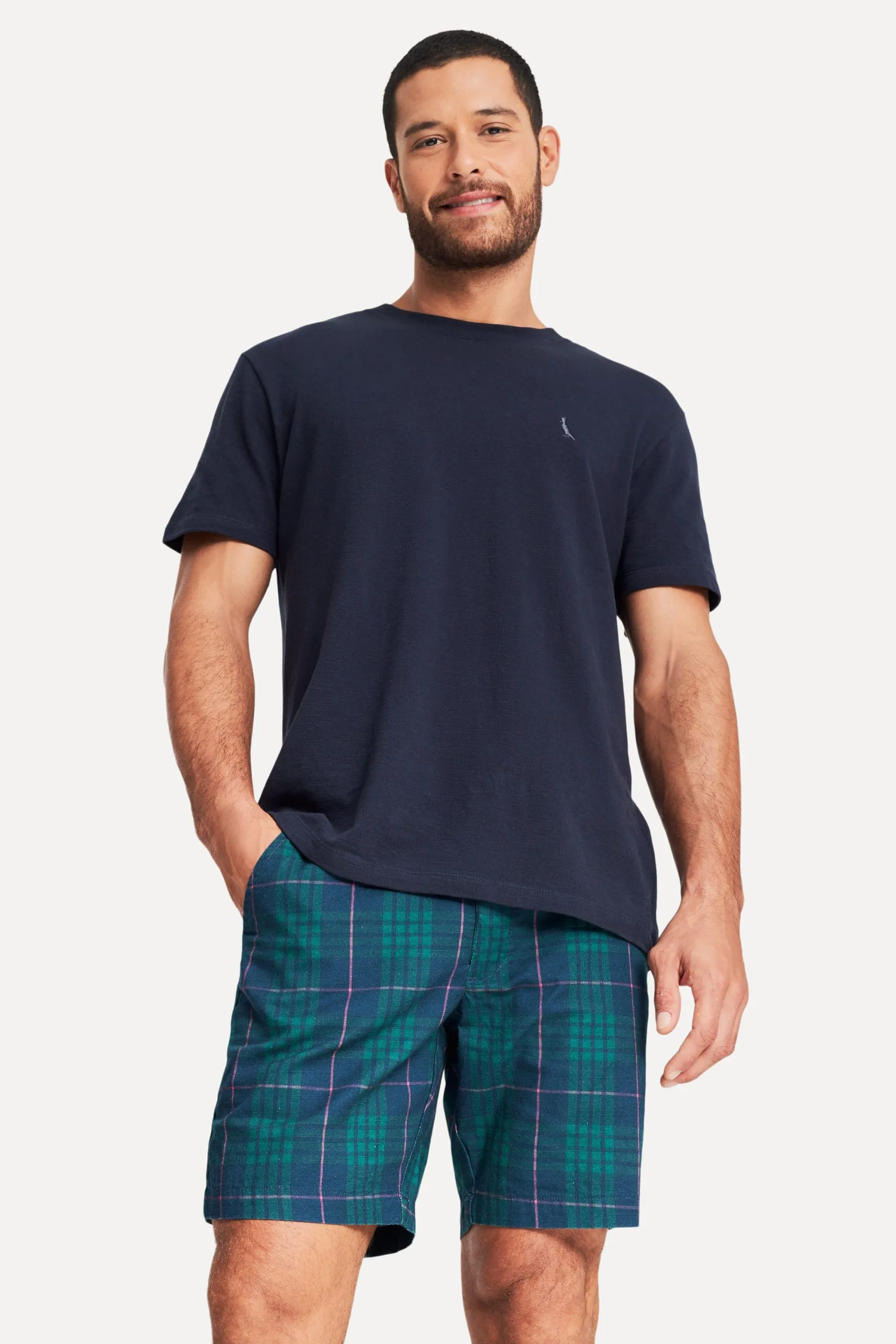 BERMUDA CASUAL ESTAMPADA MADRAS