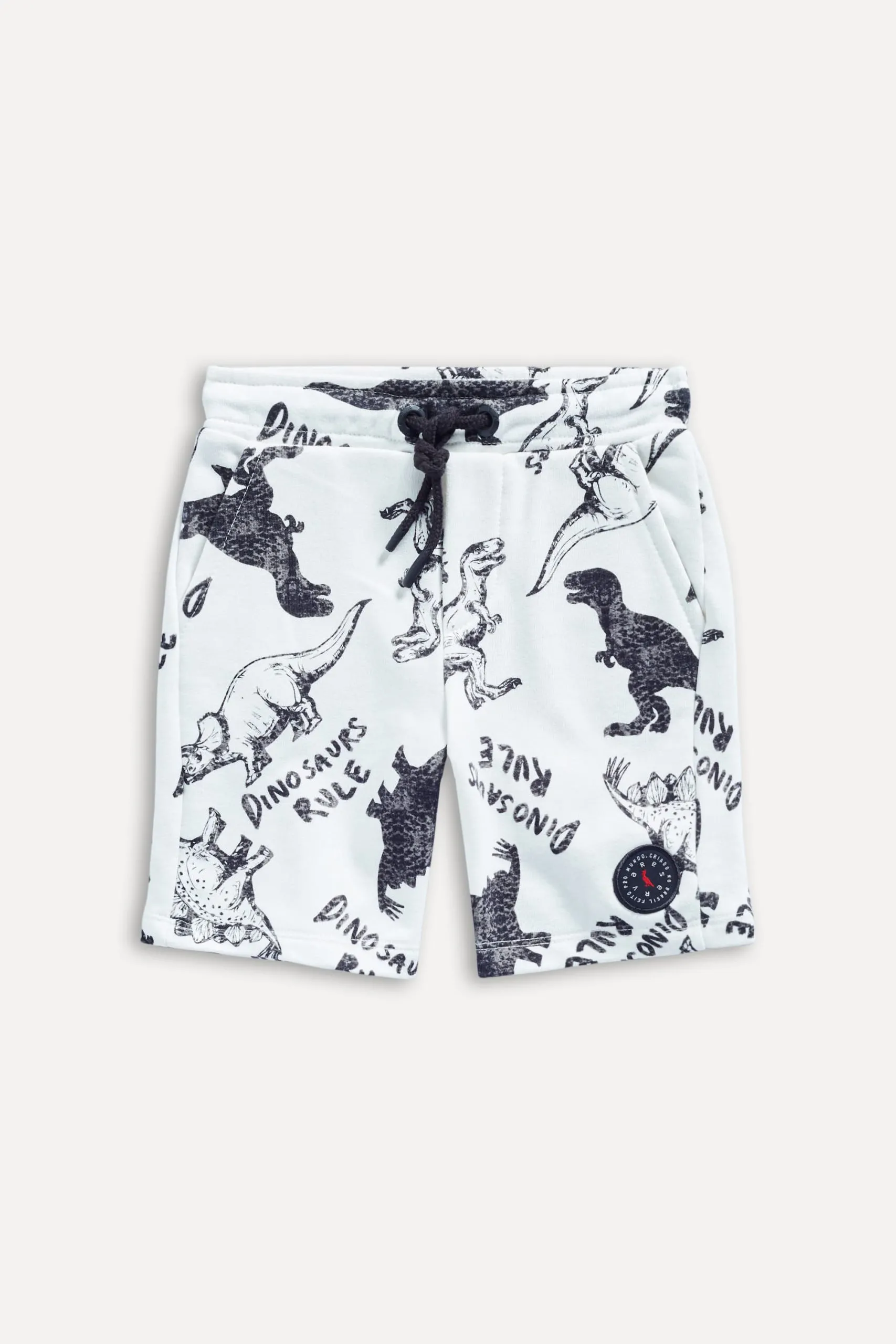 BERMUDA MOLETOM MINI DINO