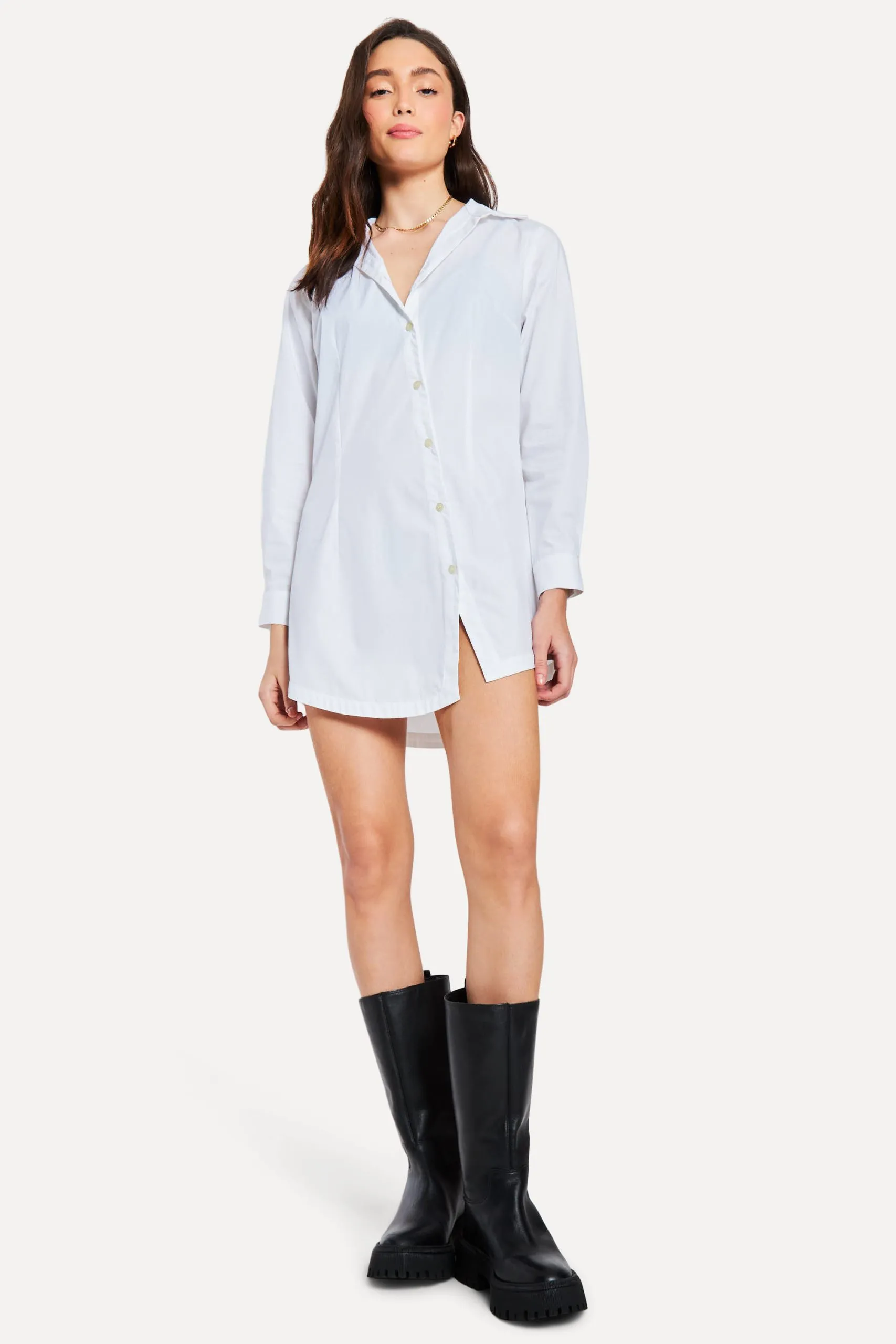 VESTIDO MILAN BARRA ASSIMETRICA