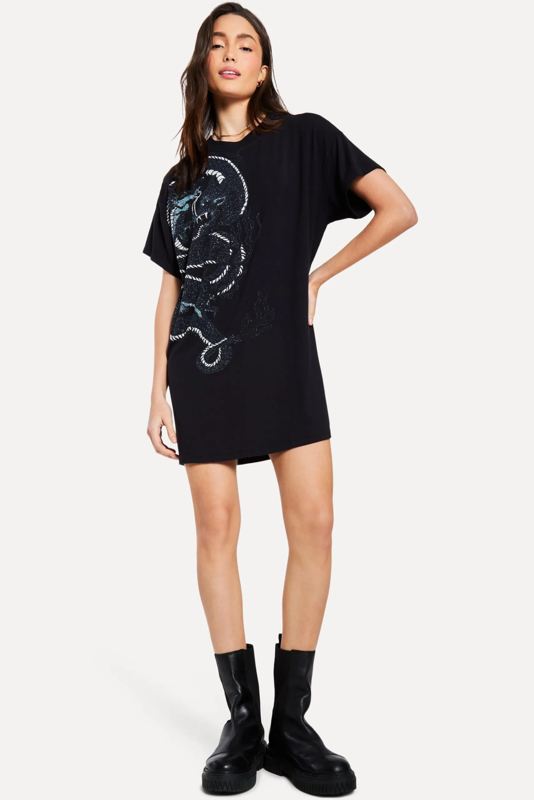 VESTIDO SILK POSTER DRAGAO