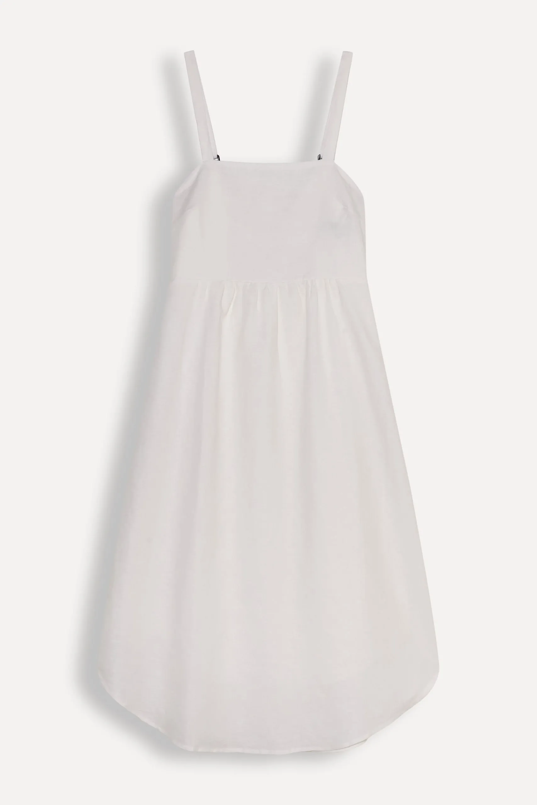 VESTIDO LINHO DETALHE ELASTICO