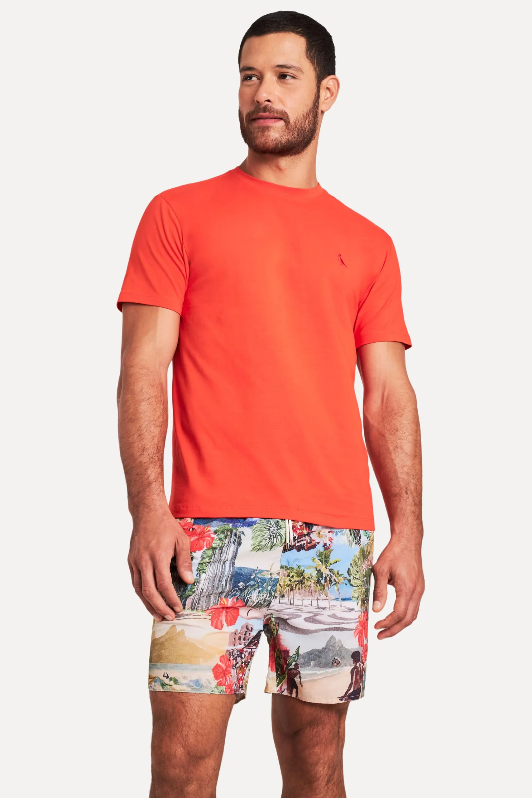 SHORT PRAIA ESTAMPADO CARIOCA