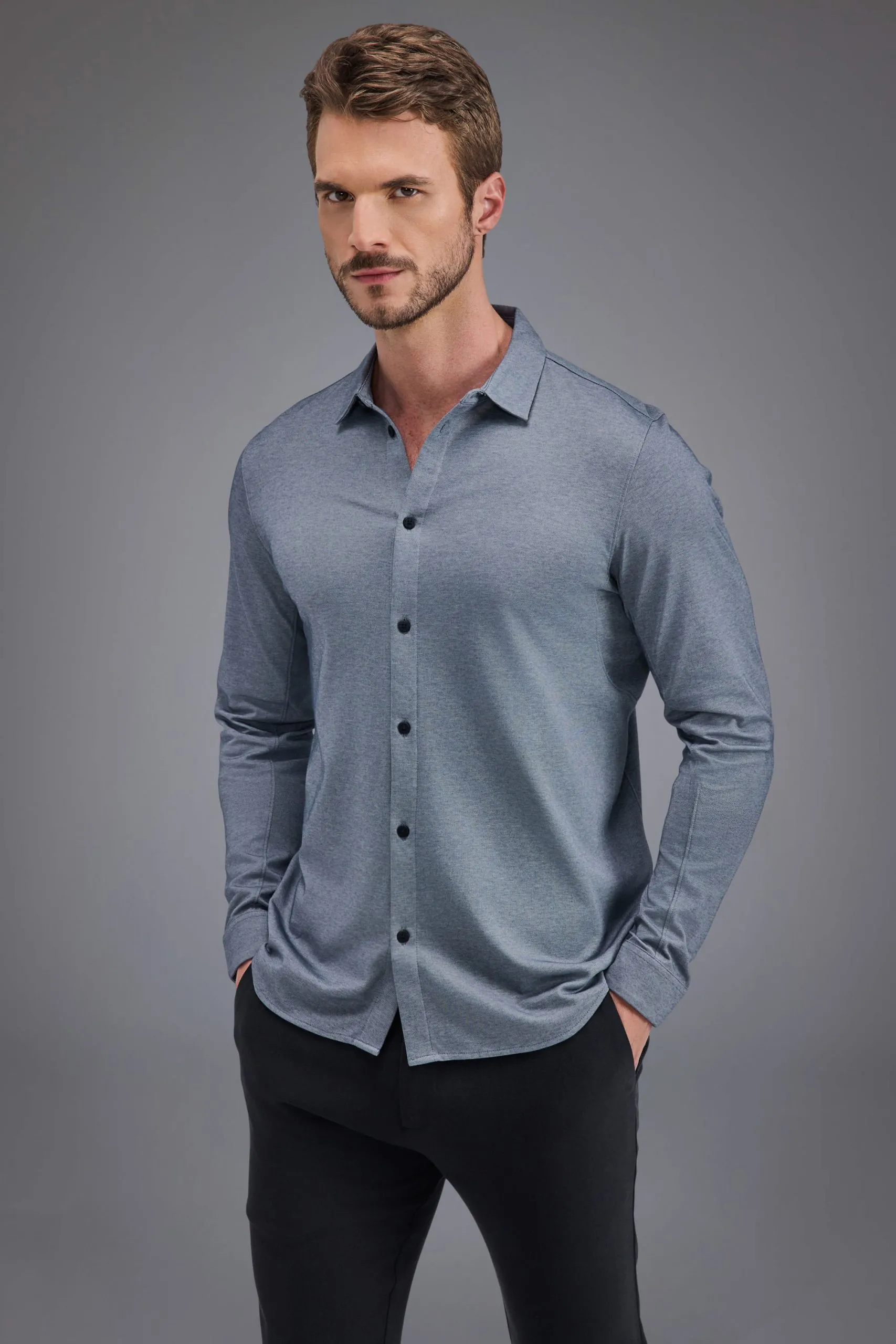 CAMISA ML OXFORD JERSEY