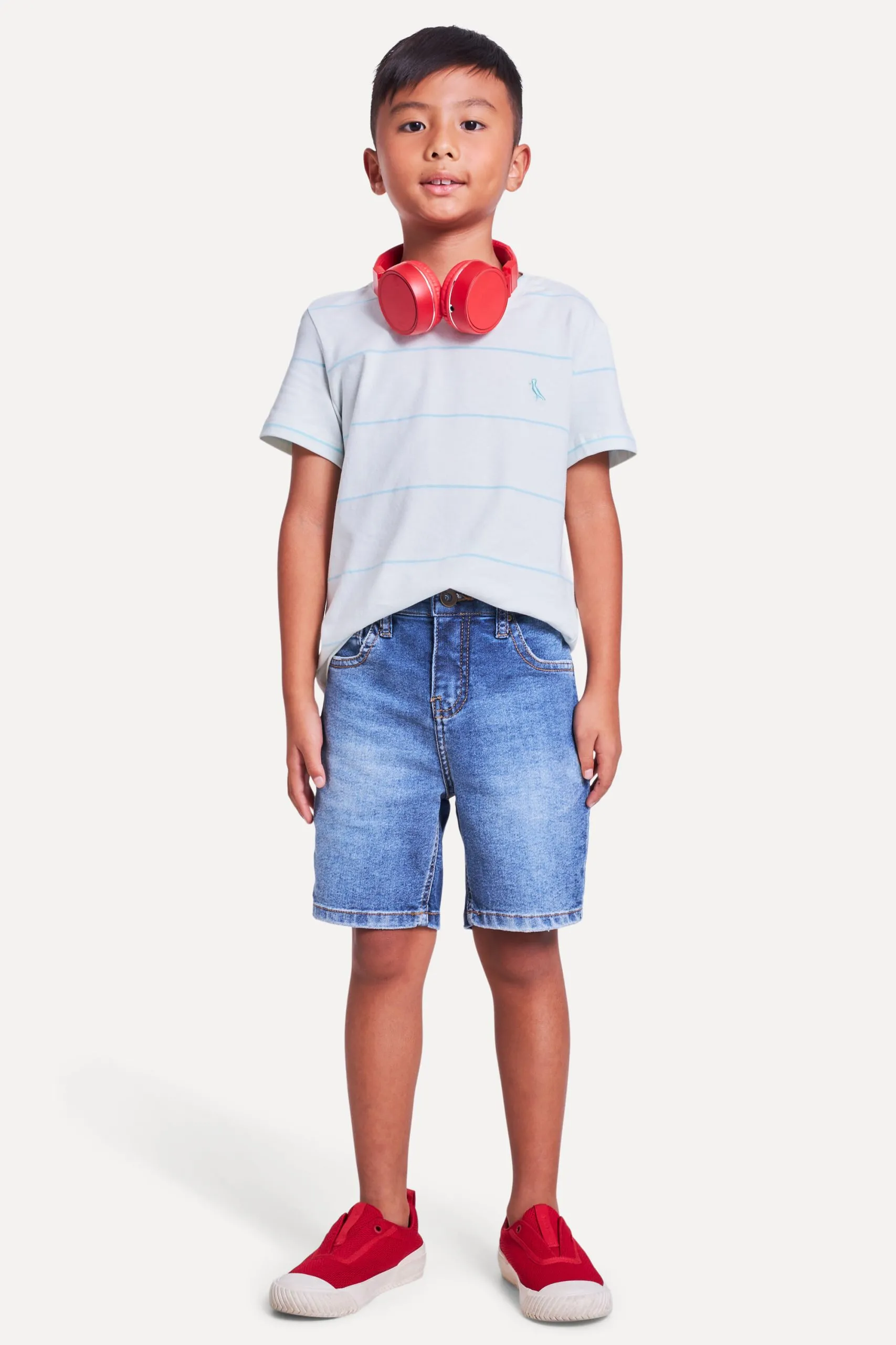 BERMUDA MINI JEANS MIDI BLUE