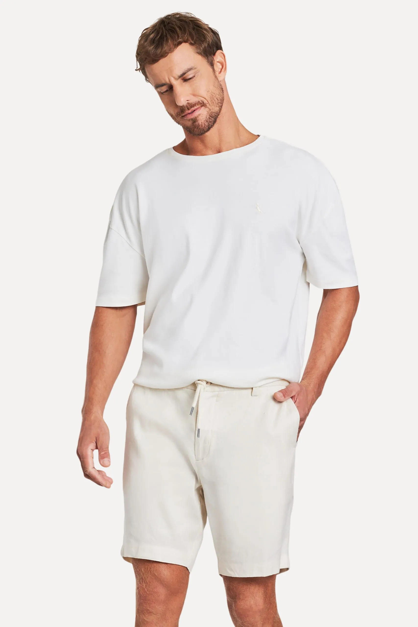 BERMUDA CASUAL LINHO PONTAL