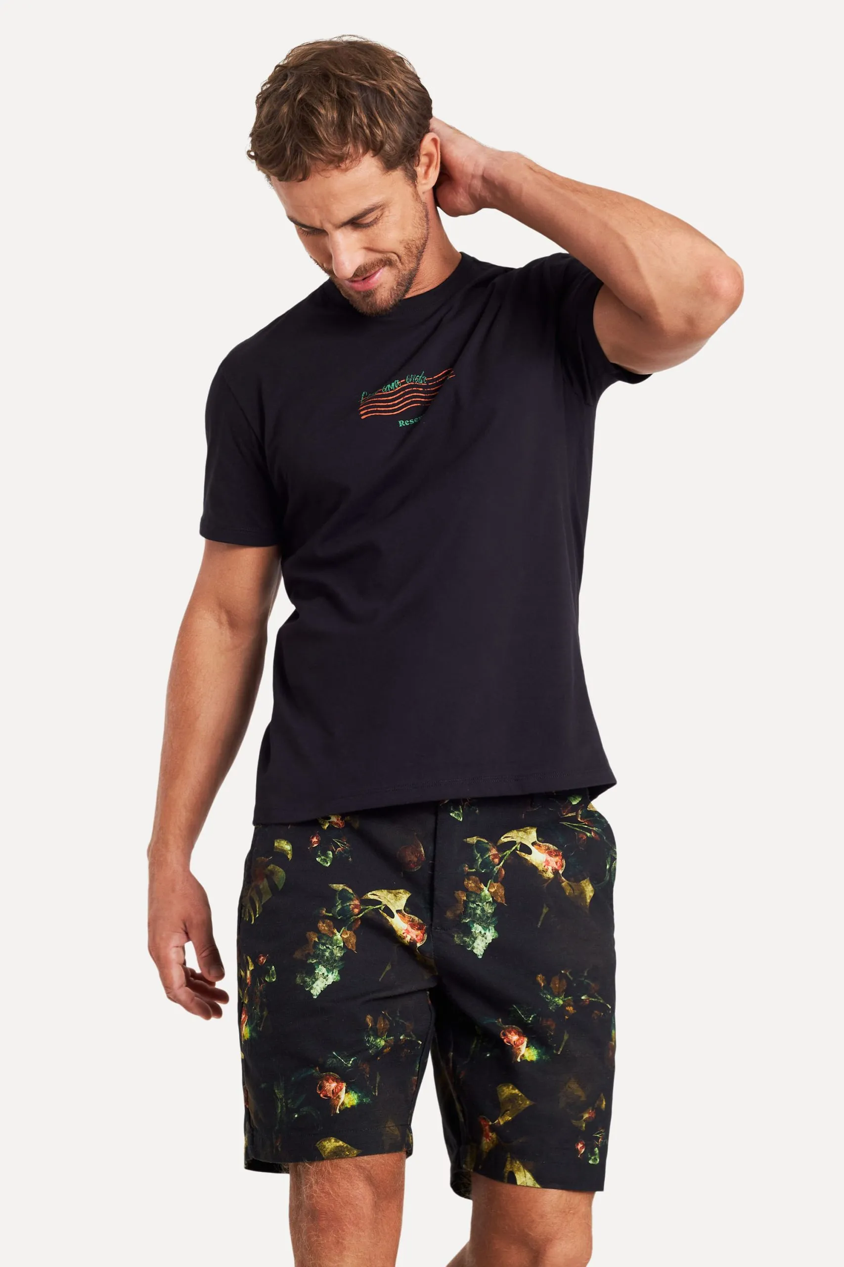 BERMUDA CASUAL ESTAMPADA JARDIM NOIR