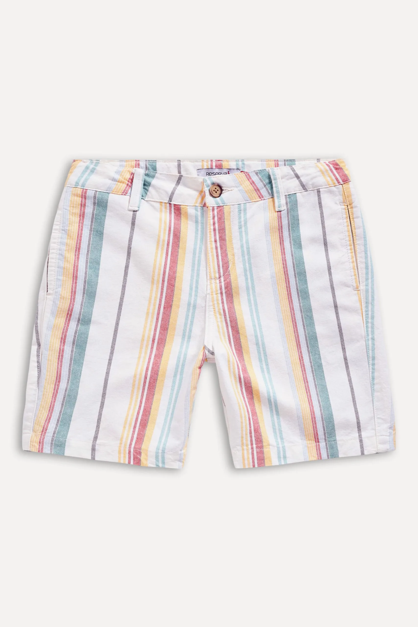 BERMUDA MINI LISTRA COLORIDA