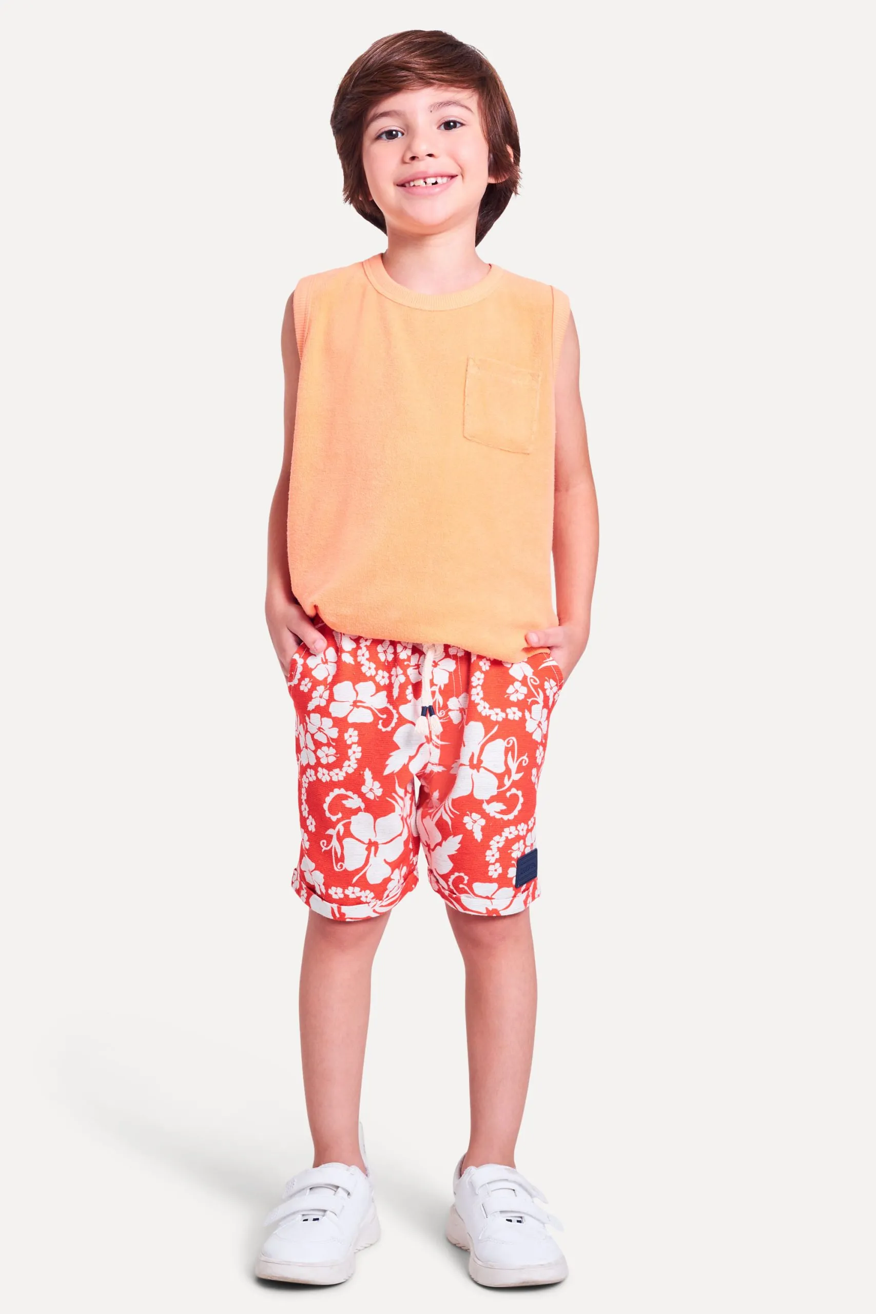 BERMUDA MINI HIBISCO