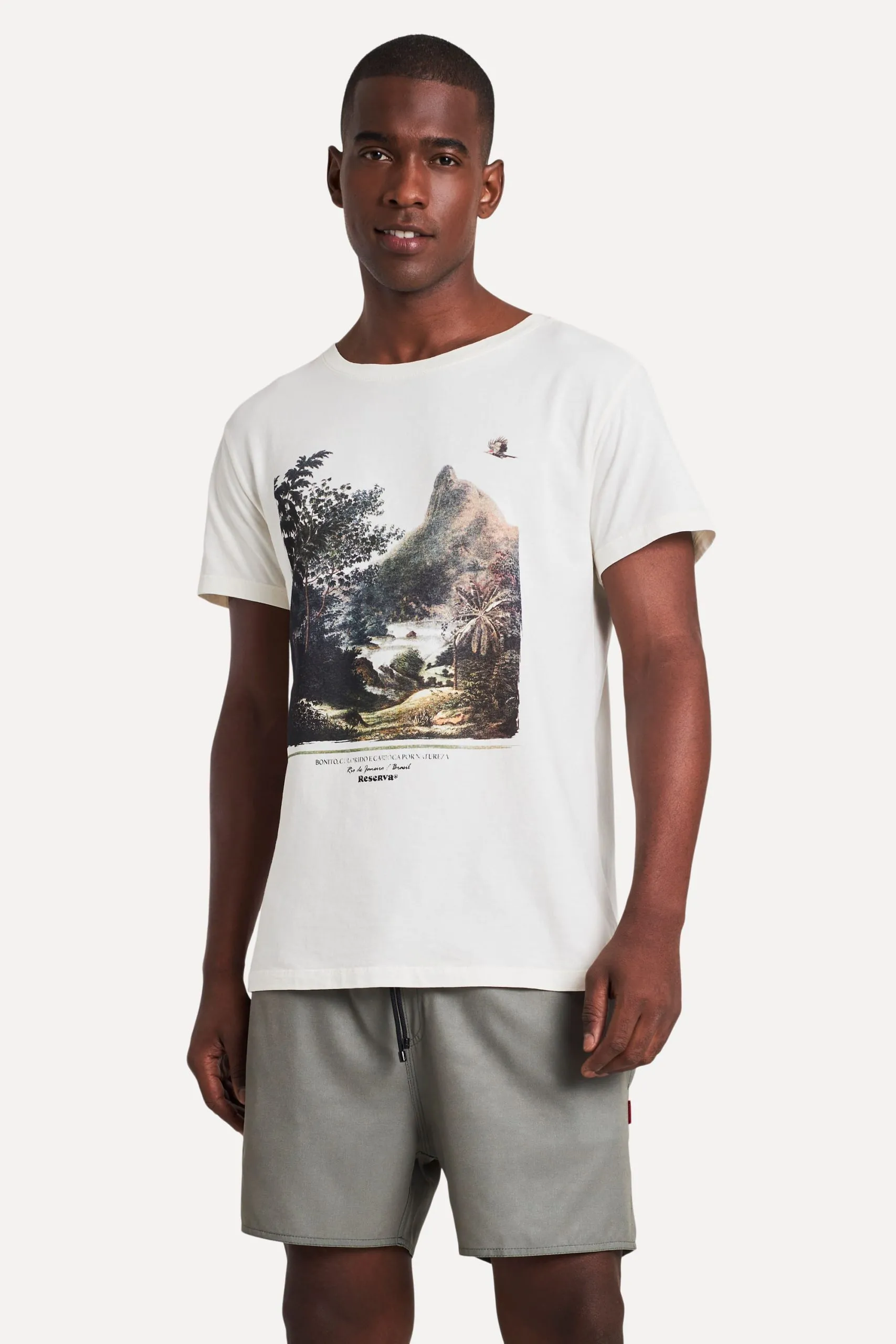 SHORT PRAIA TEXTURA VERAO