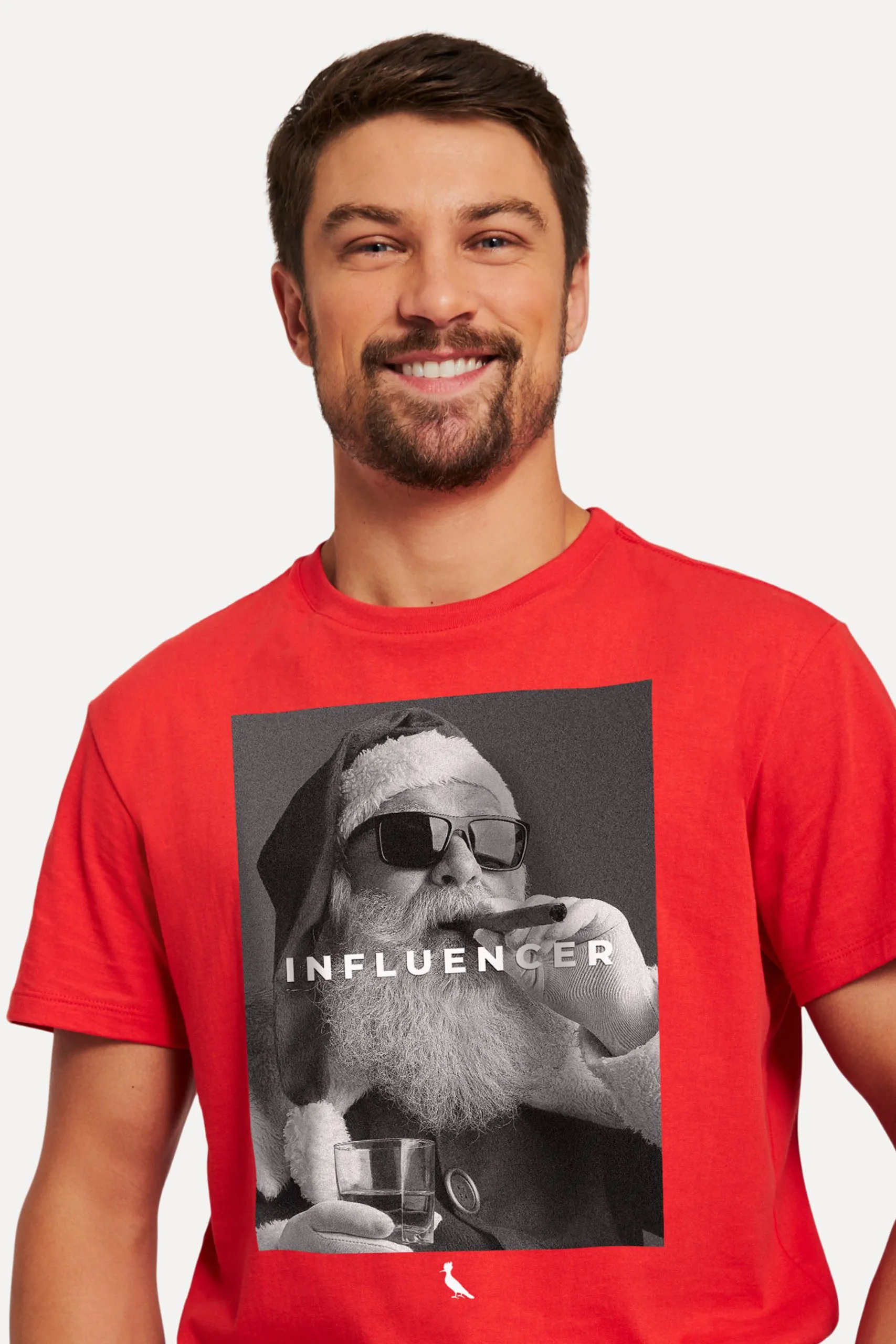 CAMISETA ESTAMPADA INFLUENCER PAPAI NOEL