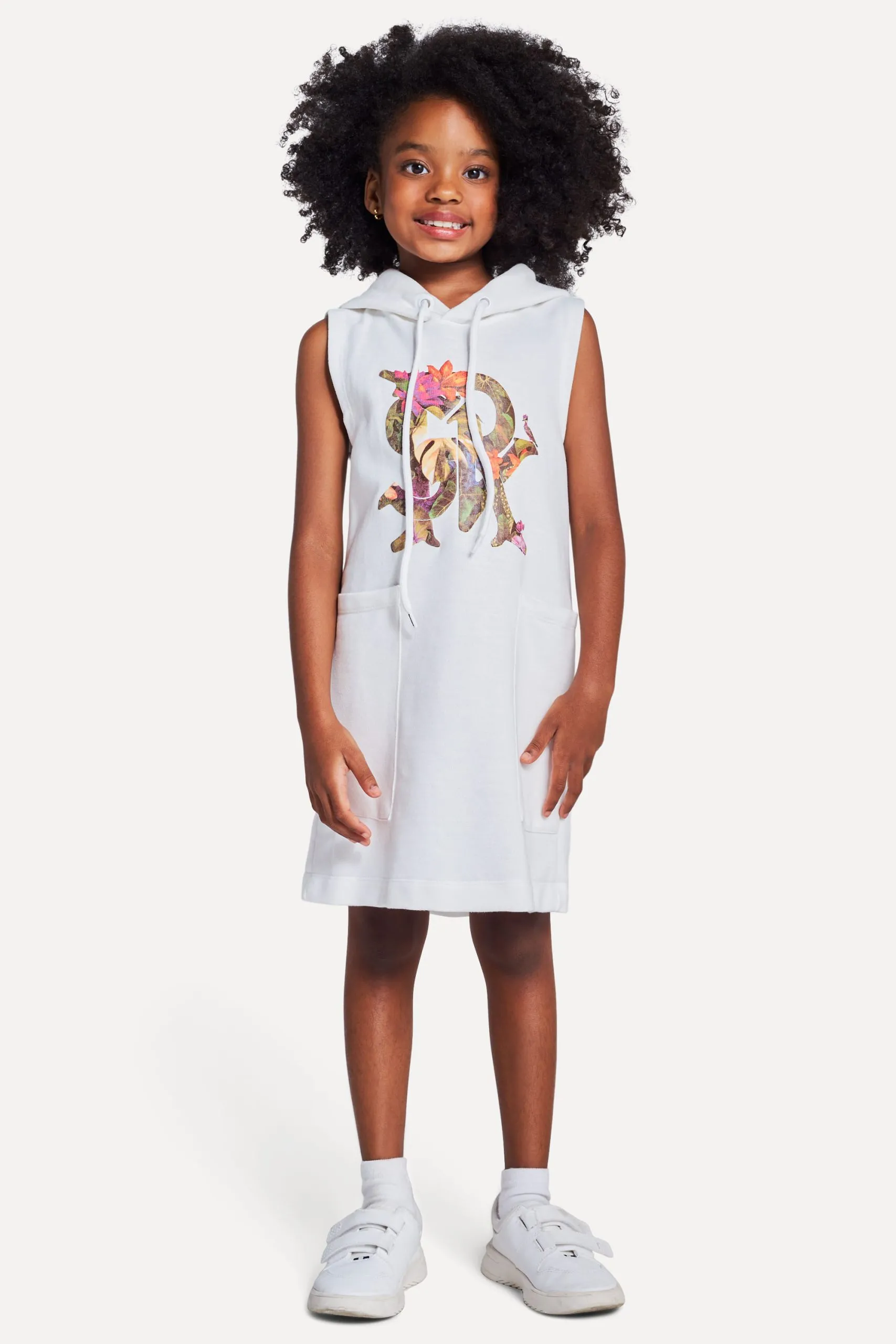 VESTIDO MENINA MOLETOM COLOR BOLSO