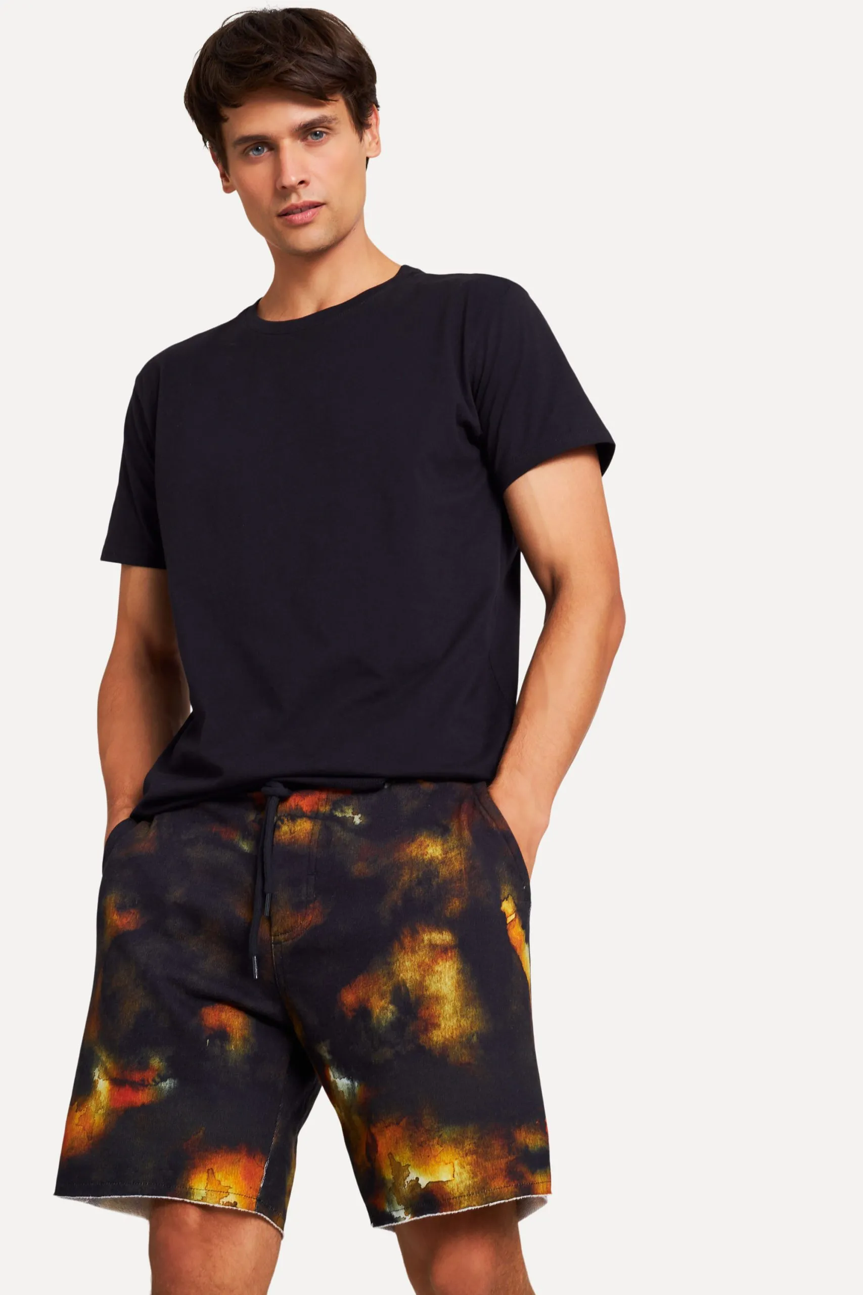 BERMUDA MOLETOM ESTAMPA MARESIAS