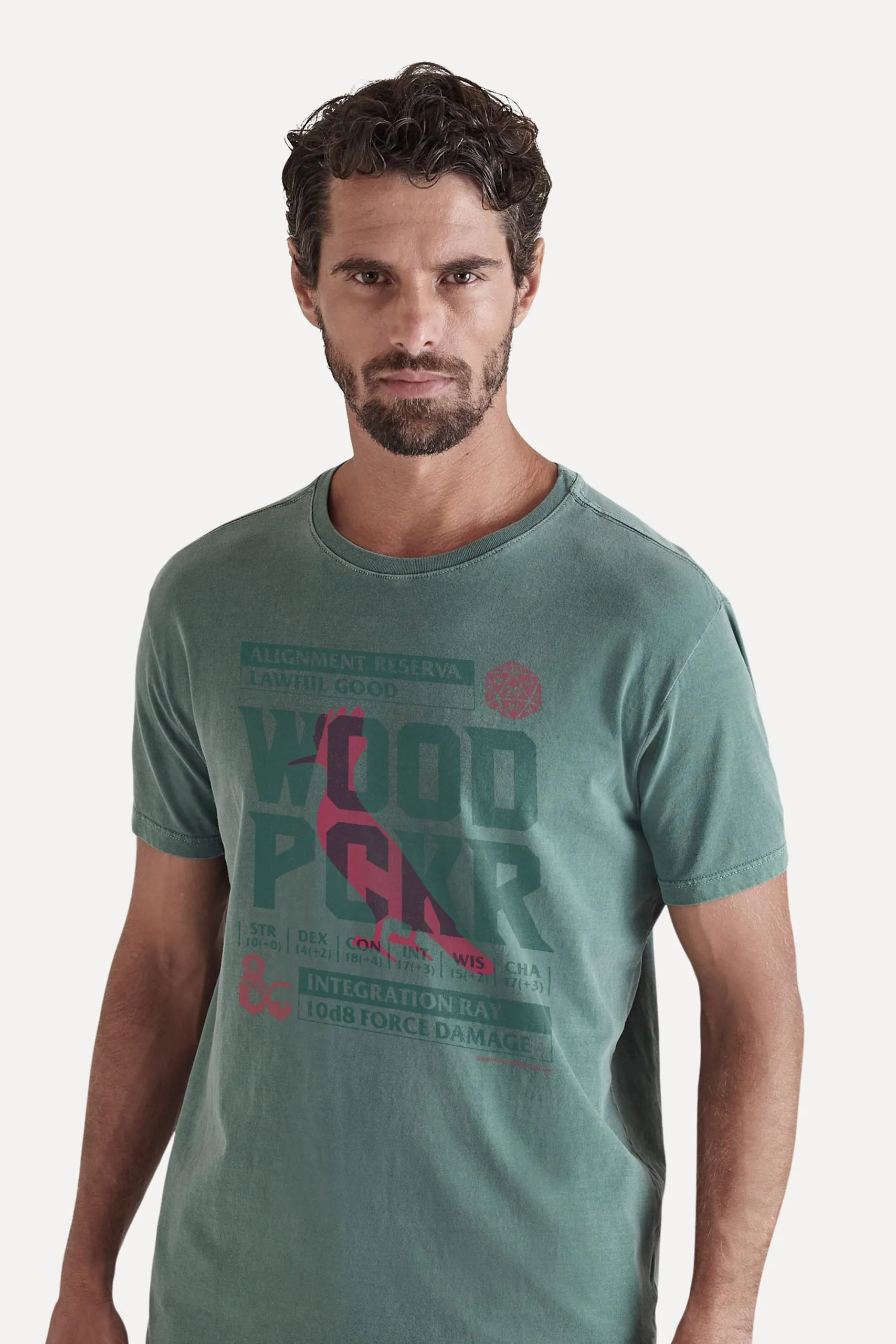CAMISETA D&D WOOD PCKR