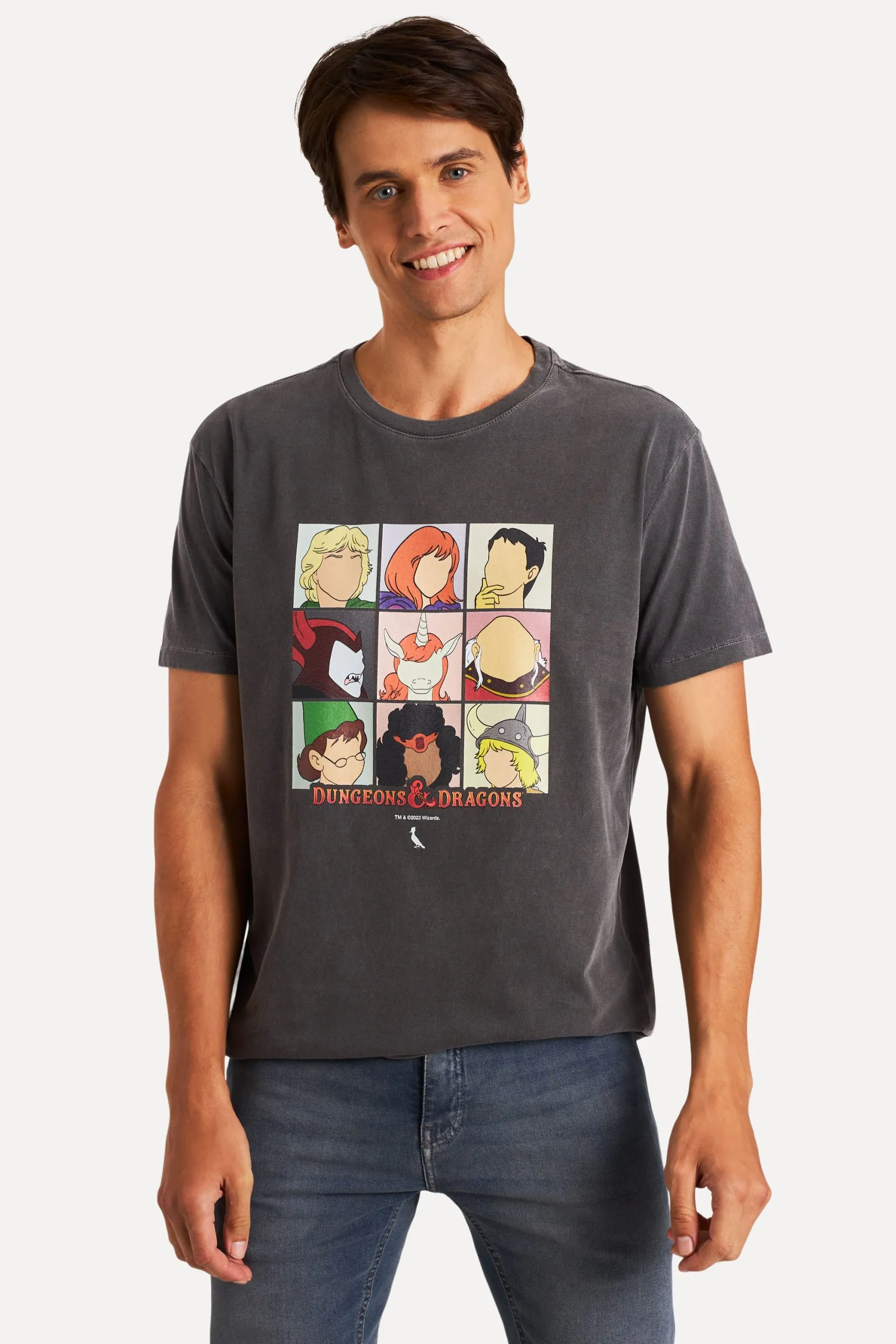 CAMISETA D&D PERSONAGENS