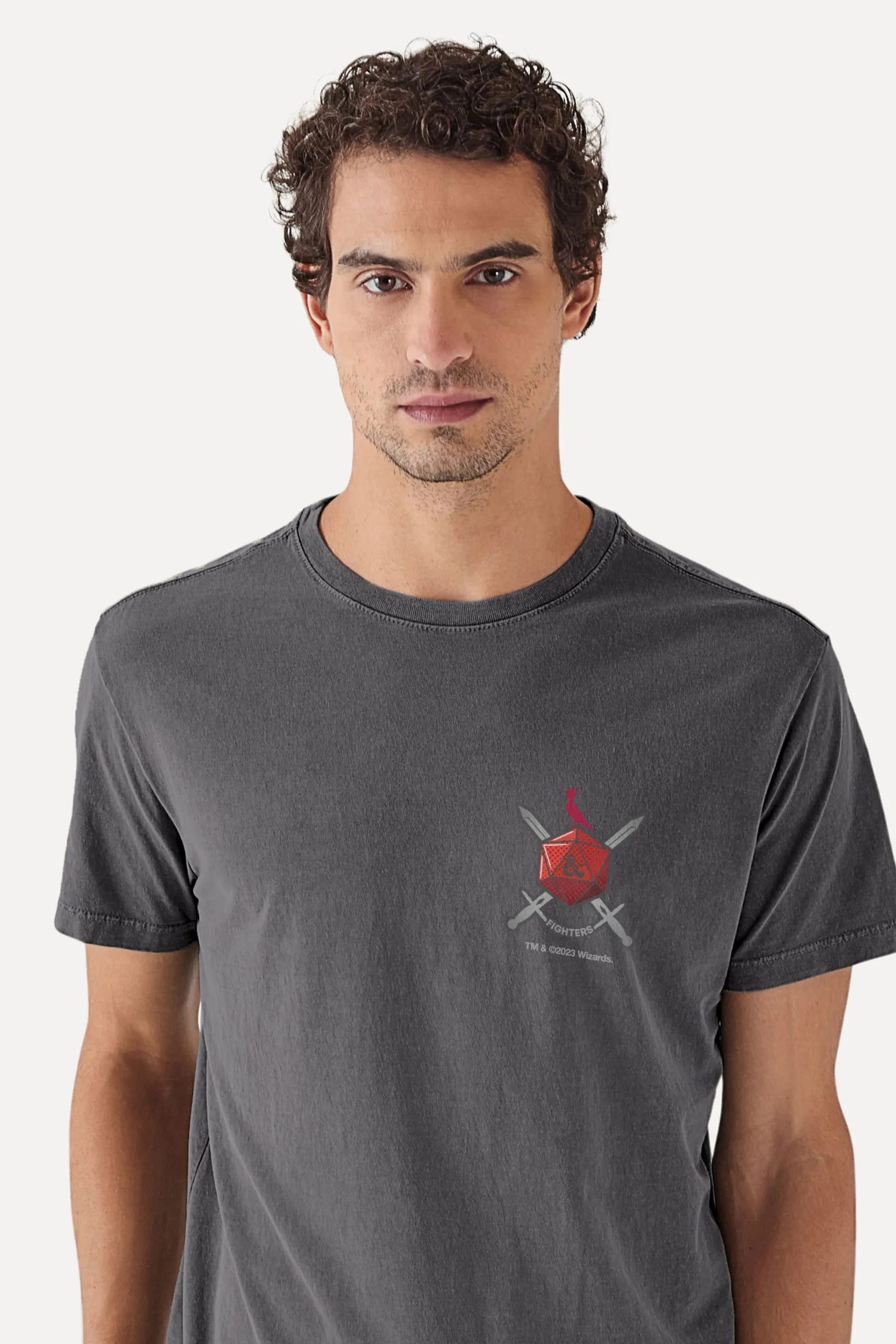 CAMISETA D&D RPG ESCUDO
