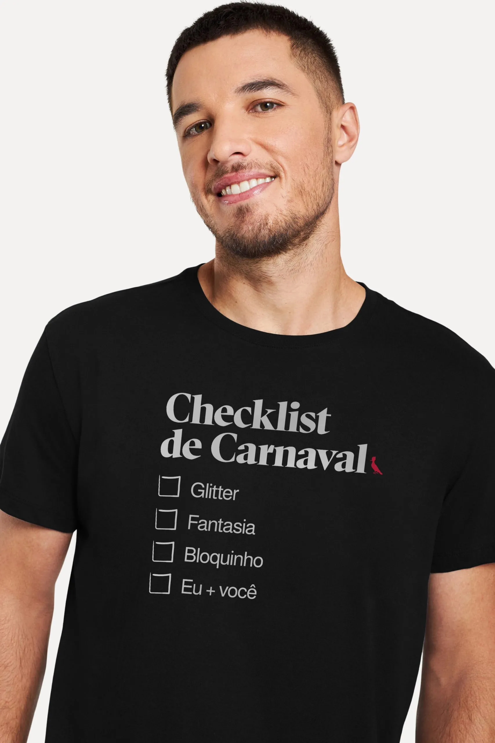 CAMISETA CHECK LIST CARNAVAL
