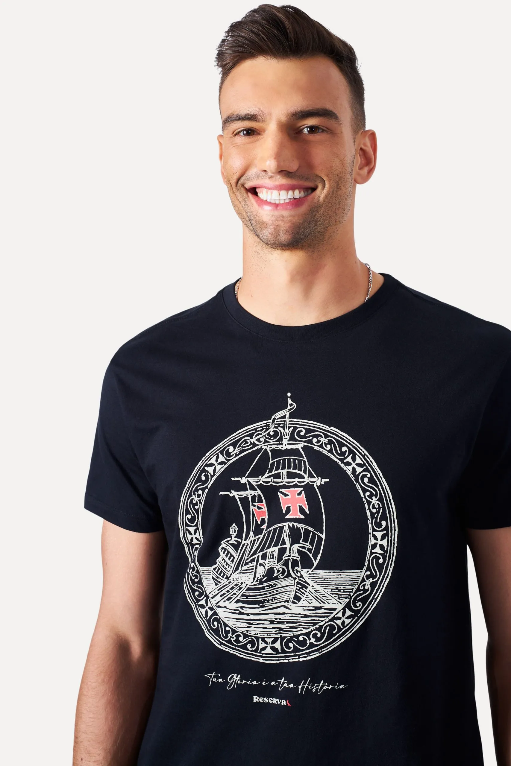 CAMISETA ESTAMPADA VASCO CARAVELA