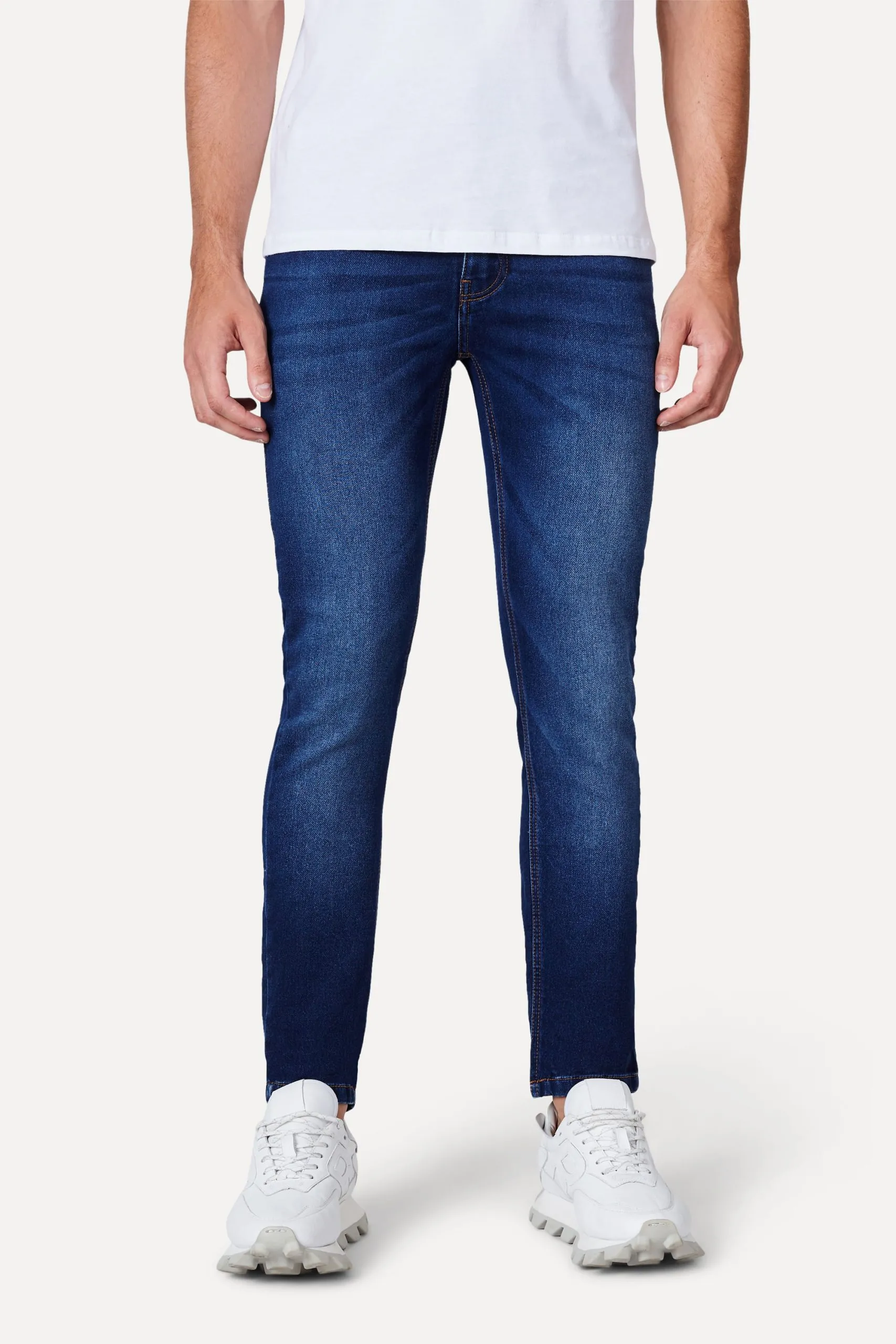 CALCA JEANS SKINNY MOLETOM SINGAPURA