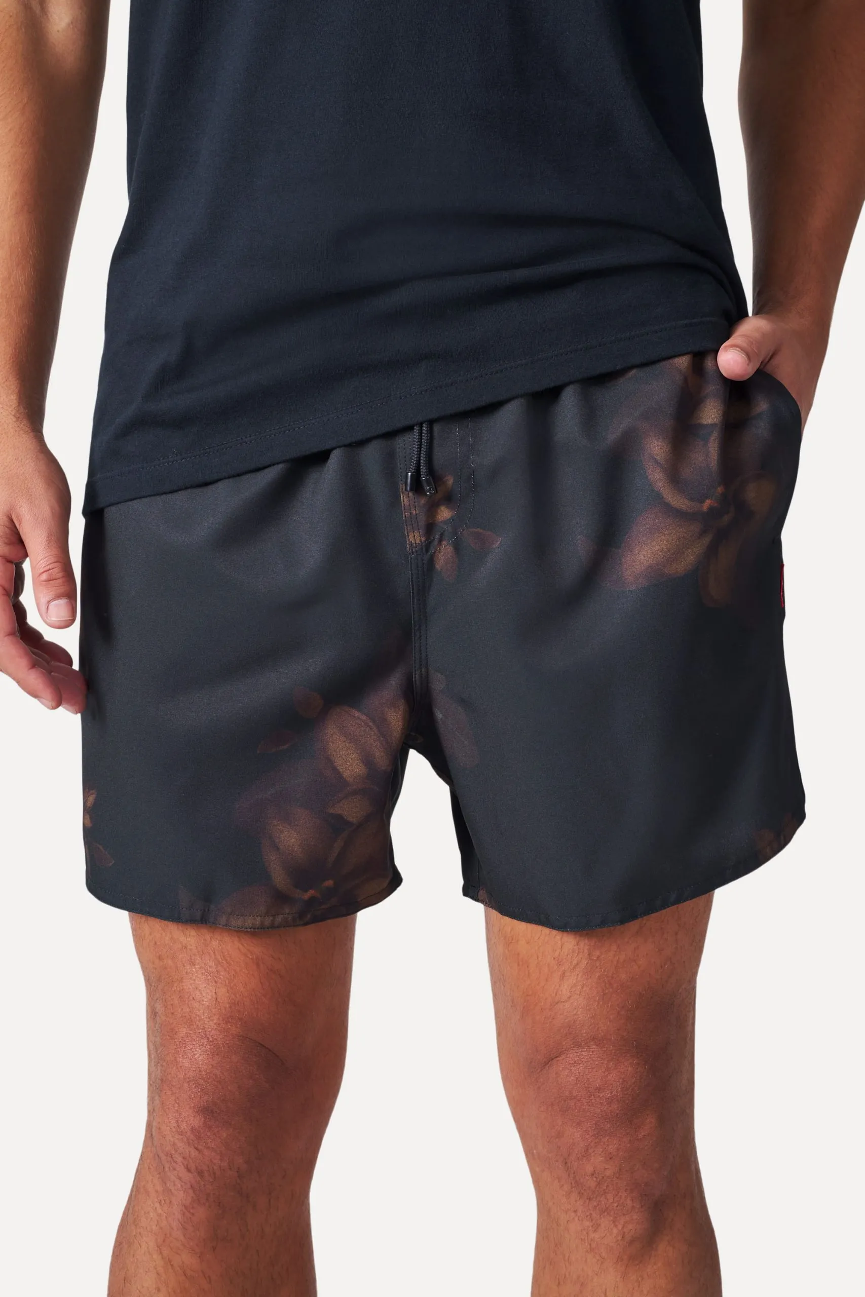 SHORT PRAIA ESTAMPADO CAMP FLOWERS
