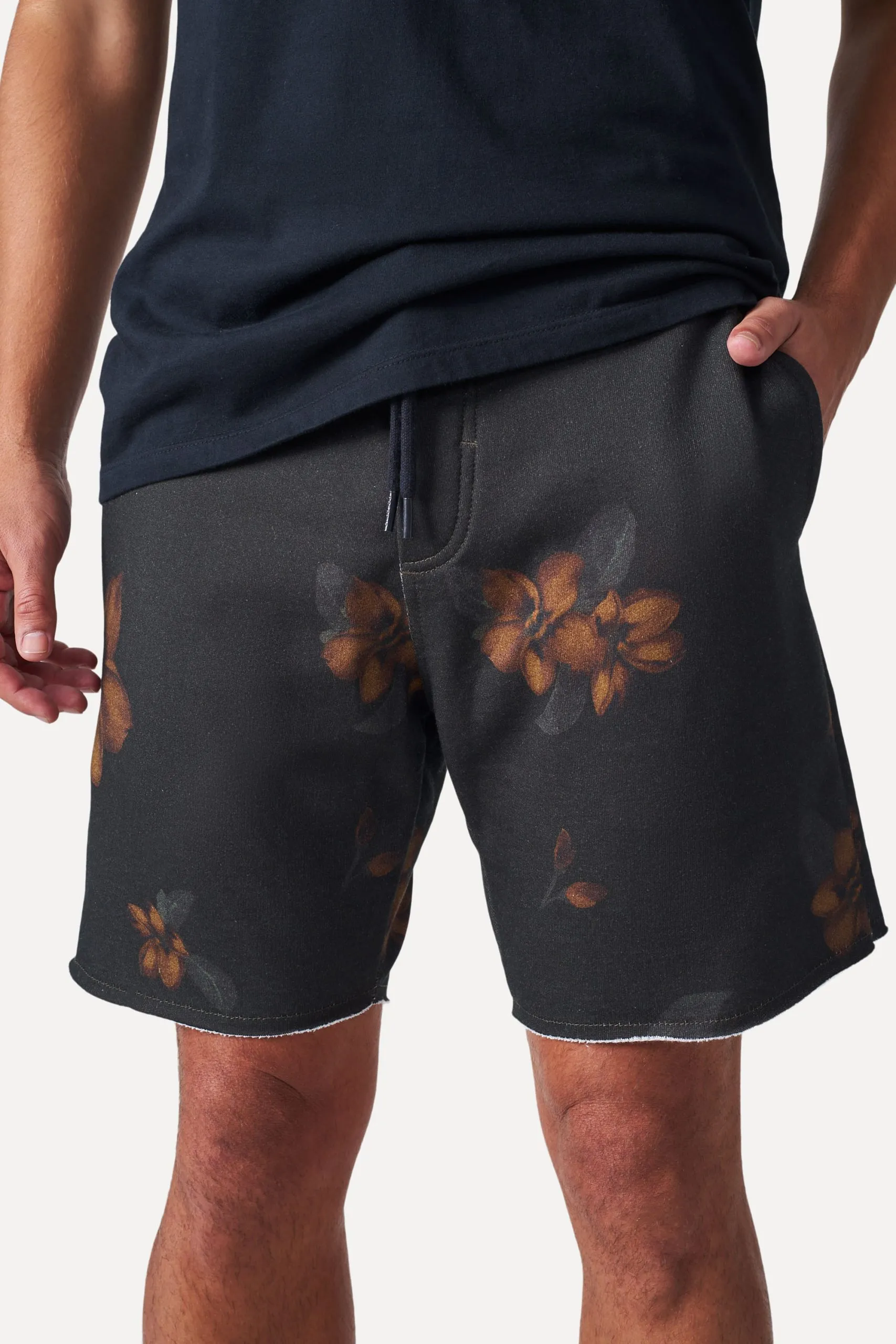 BERMUDA MOLETOM ESTAMPA CAMP FLOWERS