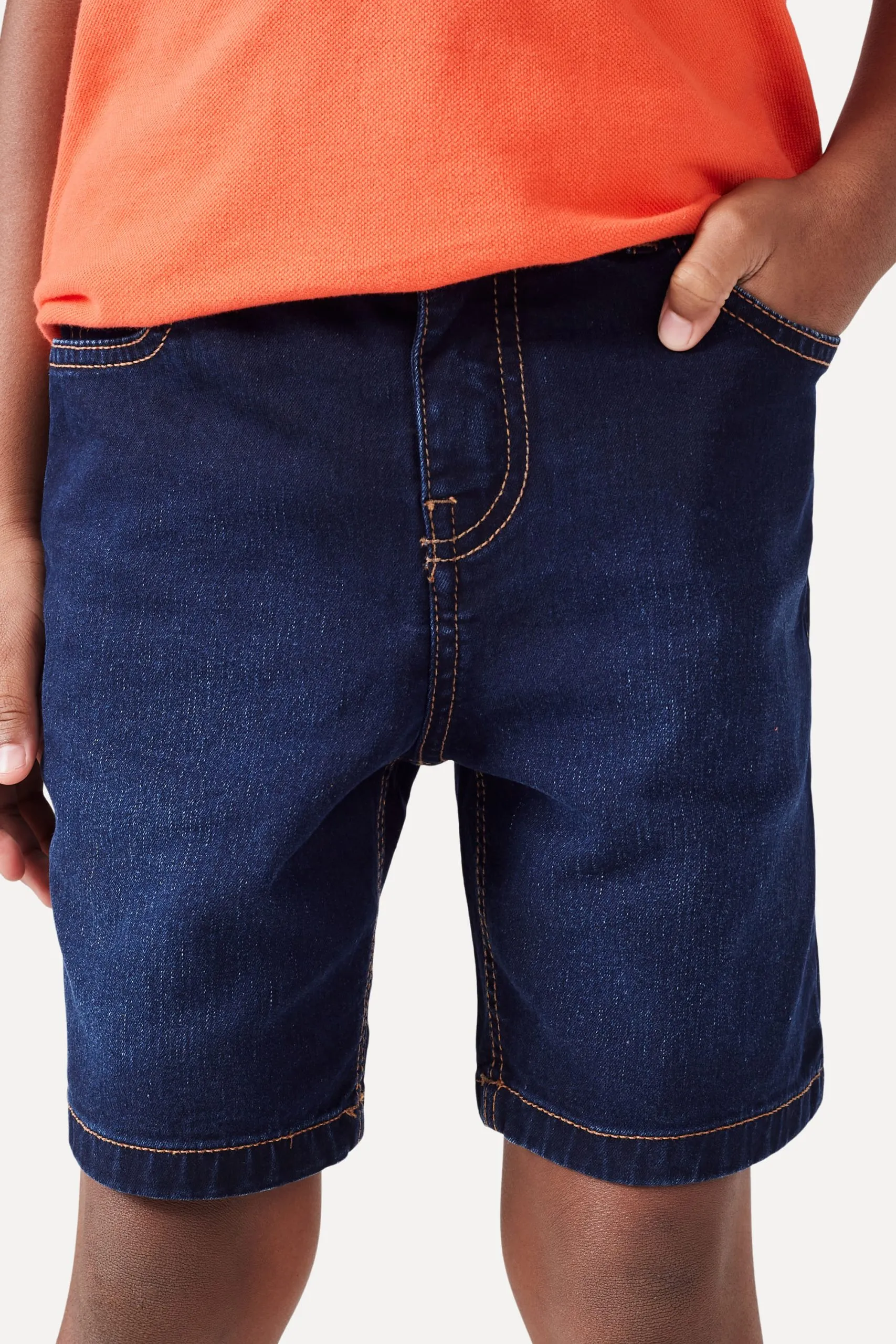 BERMUDA MINI JEANS MID BLUE