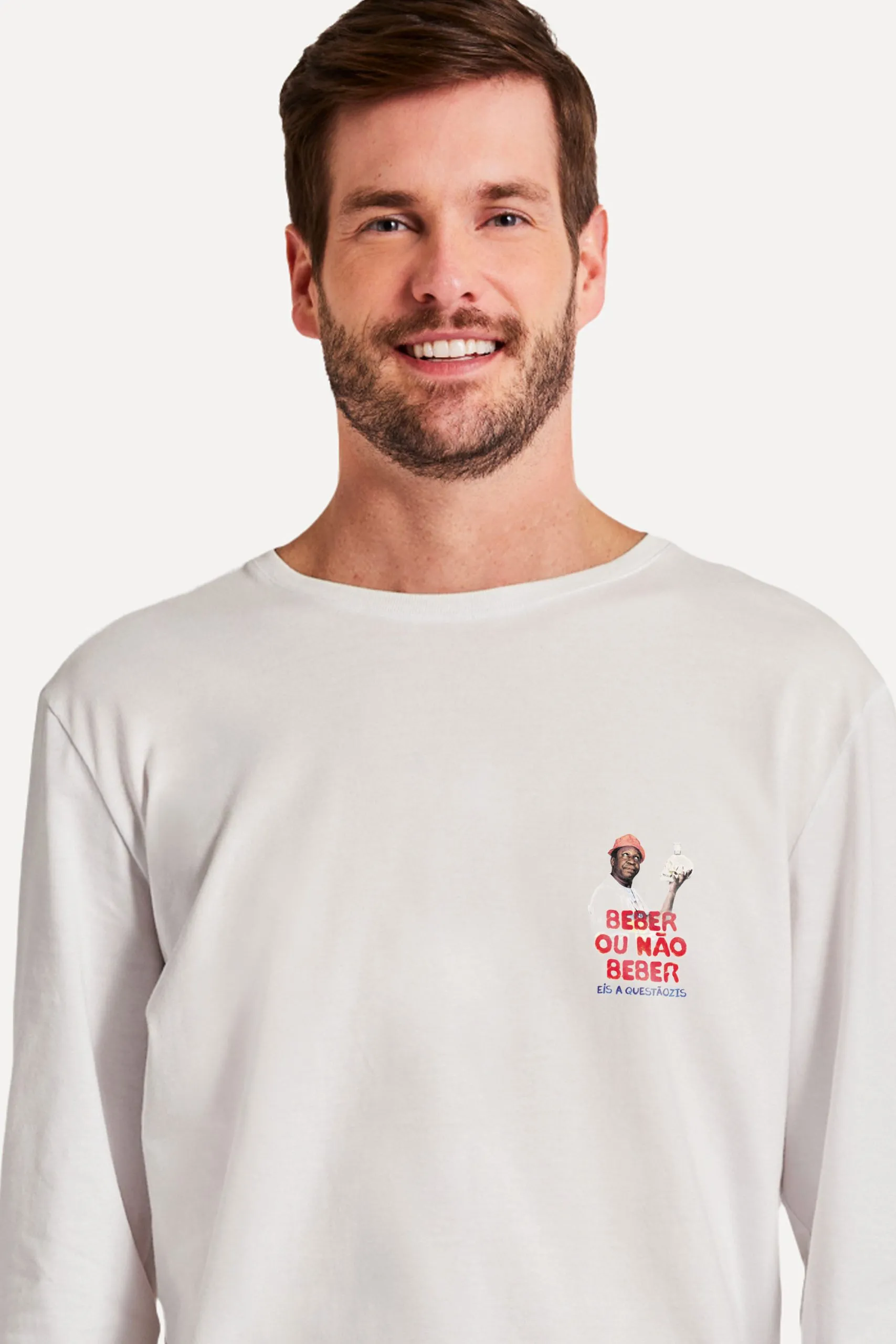 CAMISETA ML BEBER OU NAO BEBER