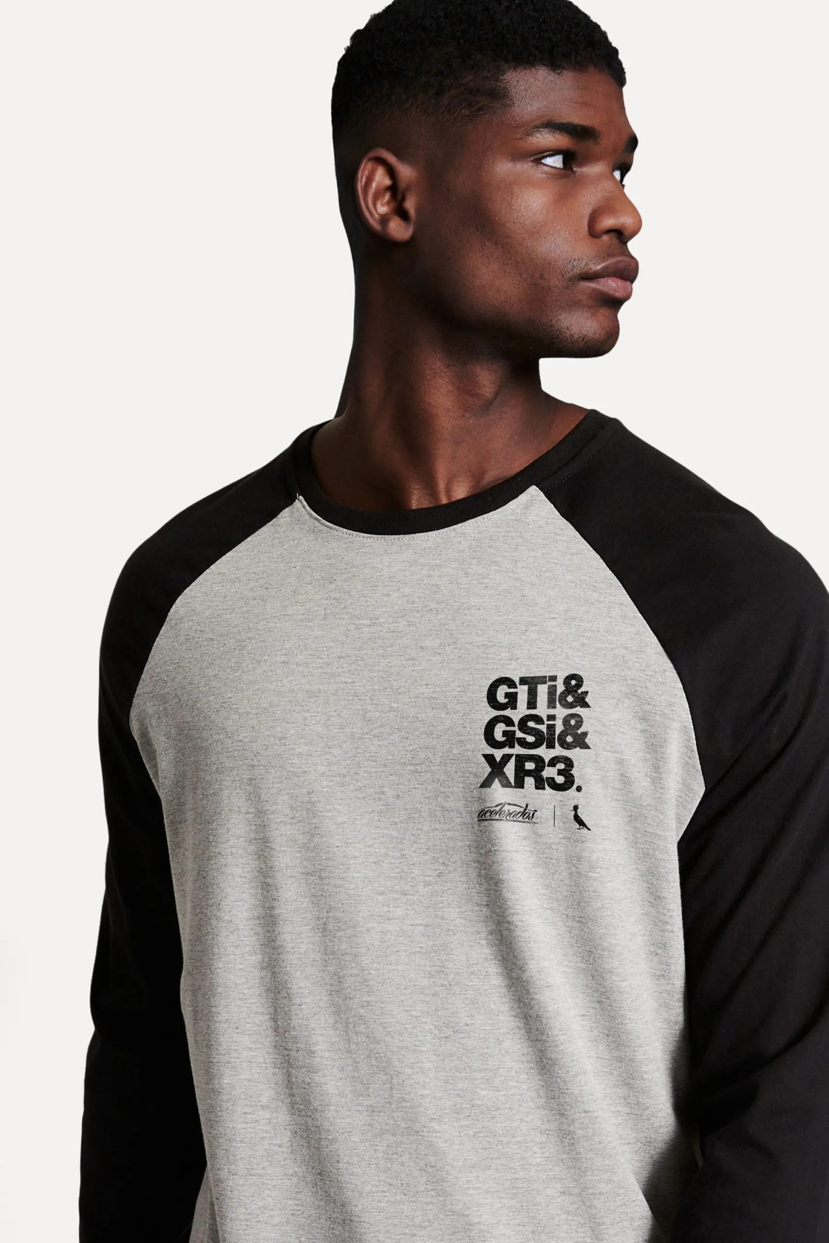 CAMISETA ML RAGLAN BICOLOR GTI