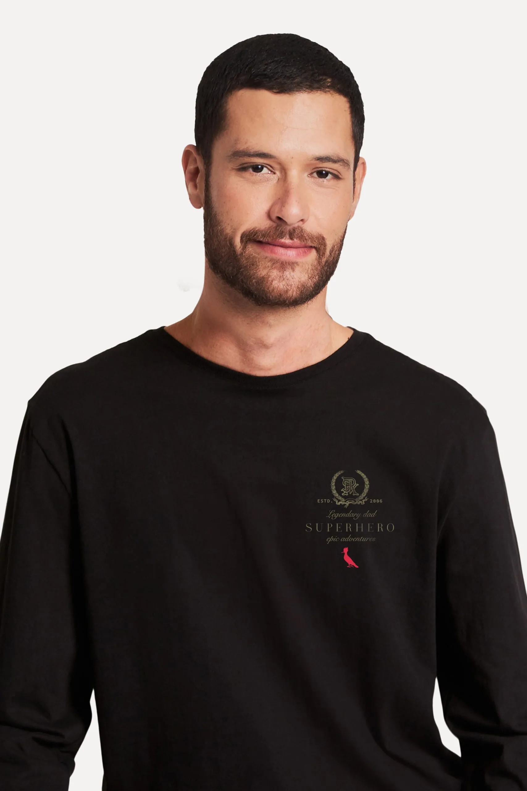 CAMISETA ML SUPERHERO ESCUDO